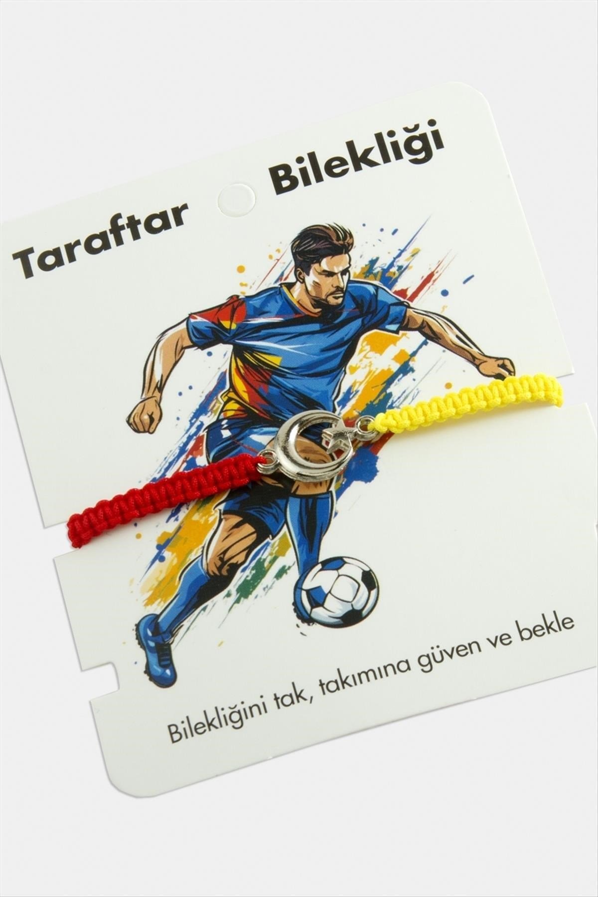 Taraftar Makrome Örgülü Bileklik