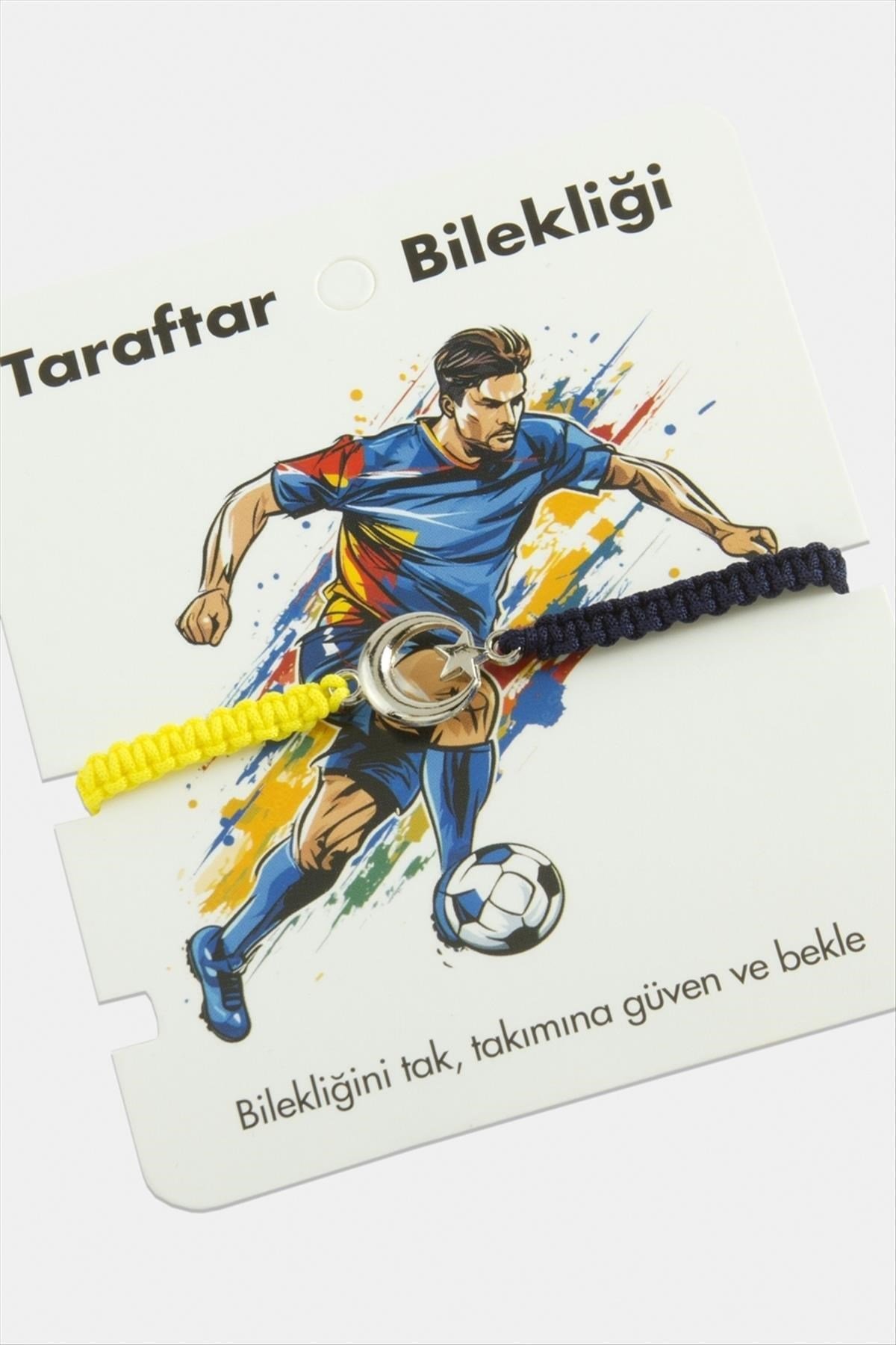Taraftar Makrome Örgülü Bileklik