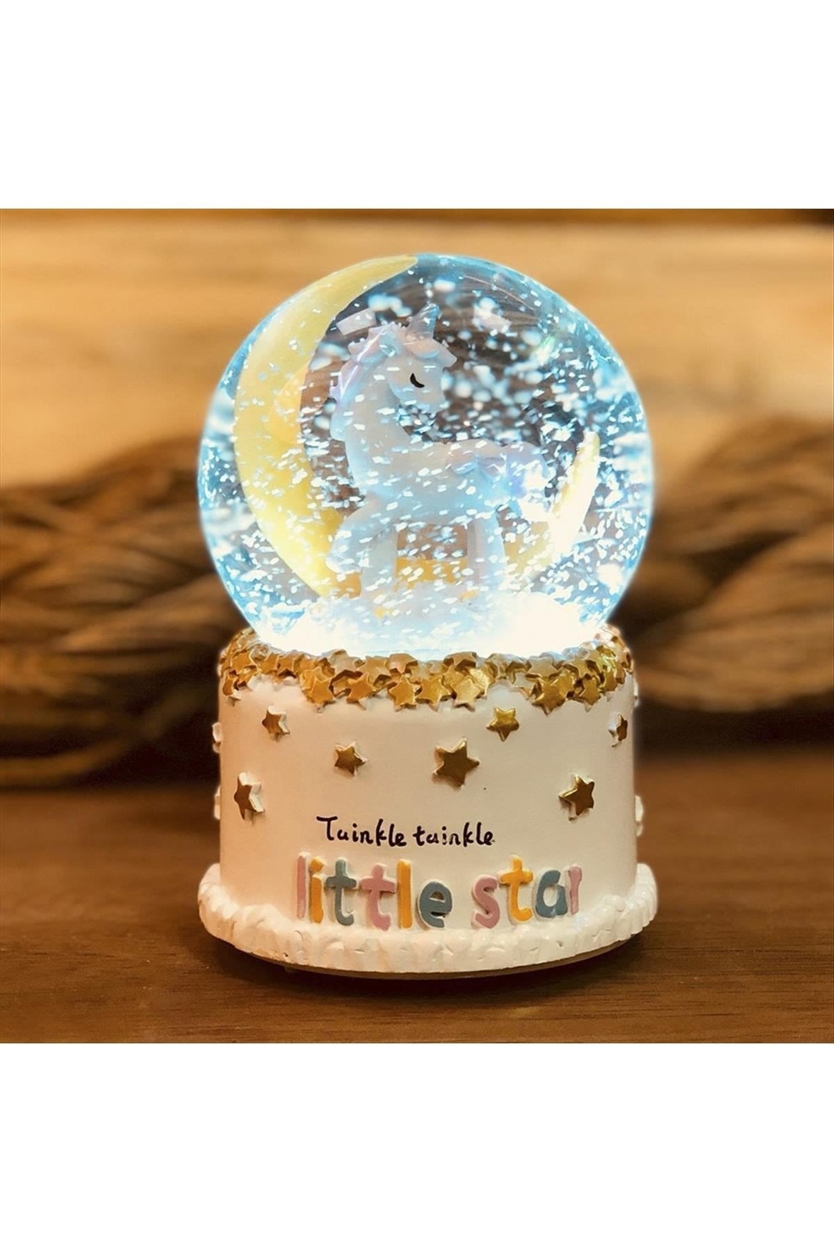 Unicorn Işıklı Kar Küresi Küçük