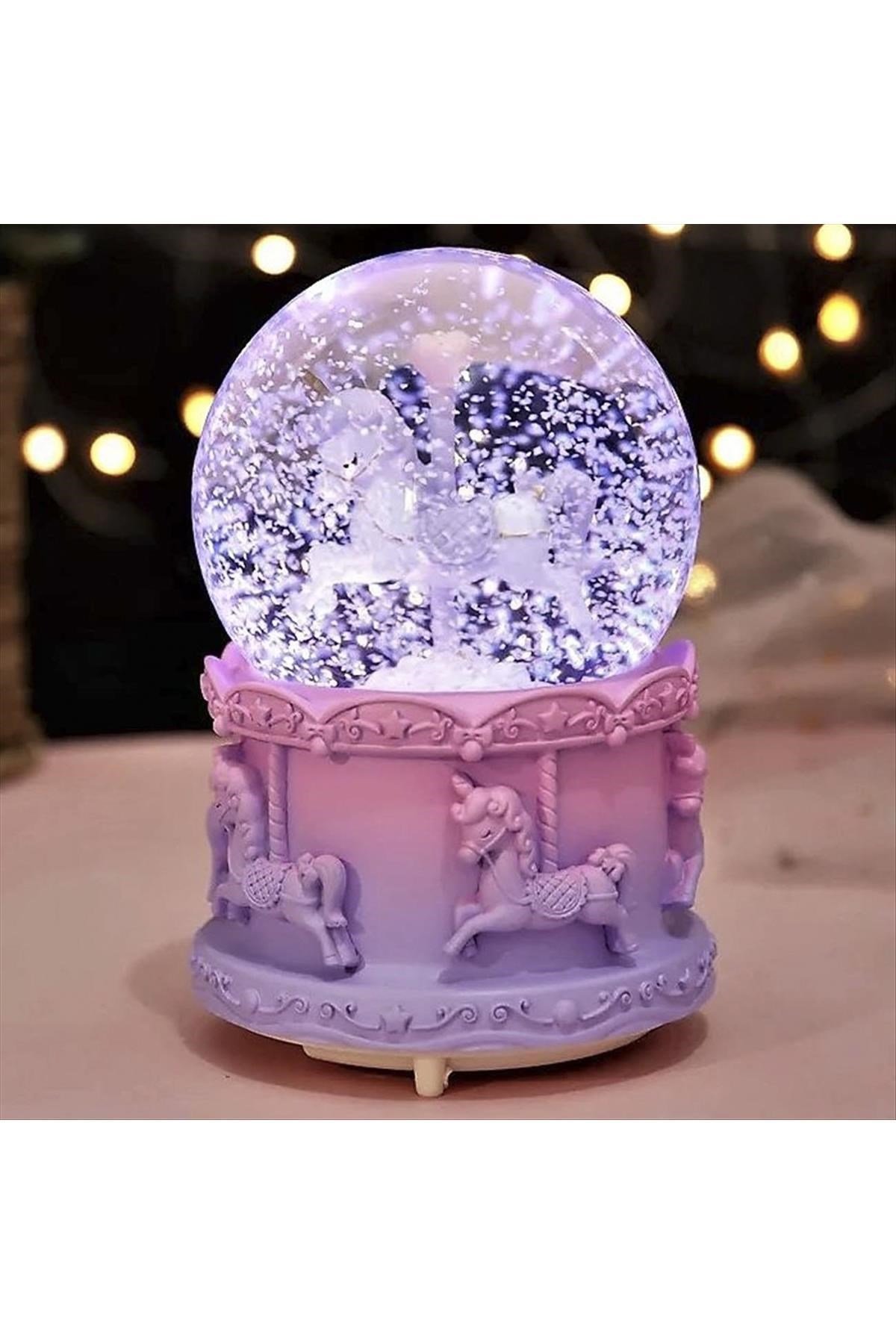 Unicorn Işıklı Kar Küresi Minik