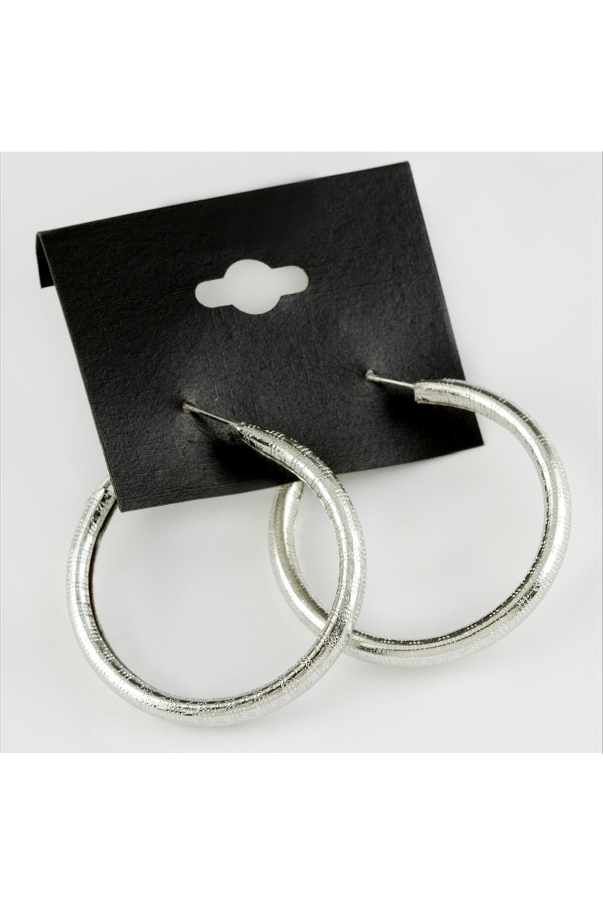 Yeni Szon Metal Halka Küpe 3,5 cm