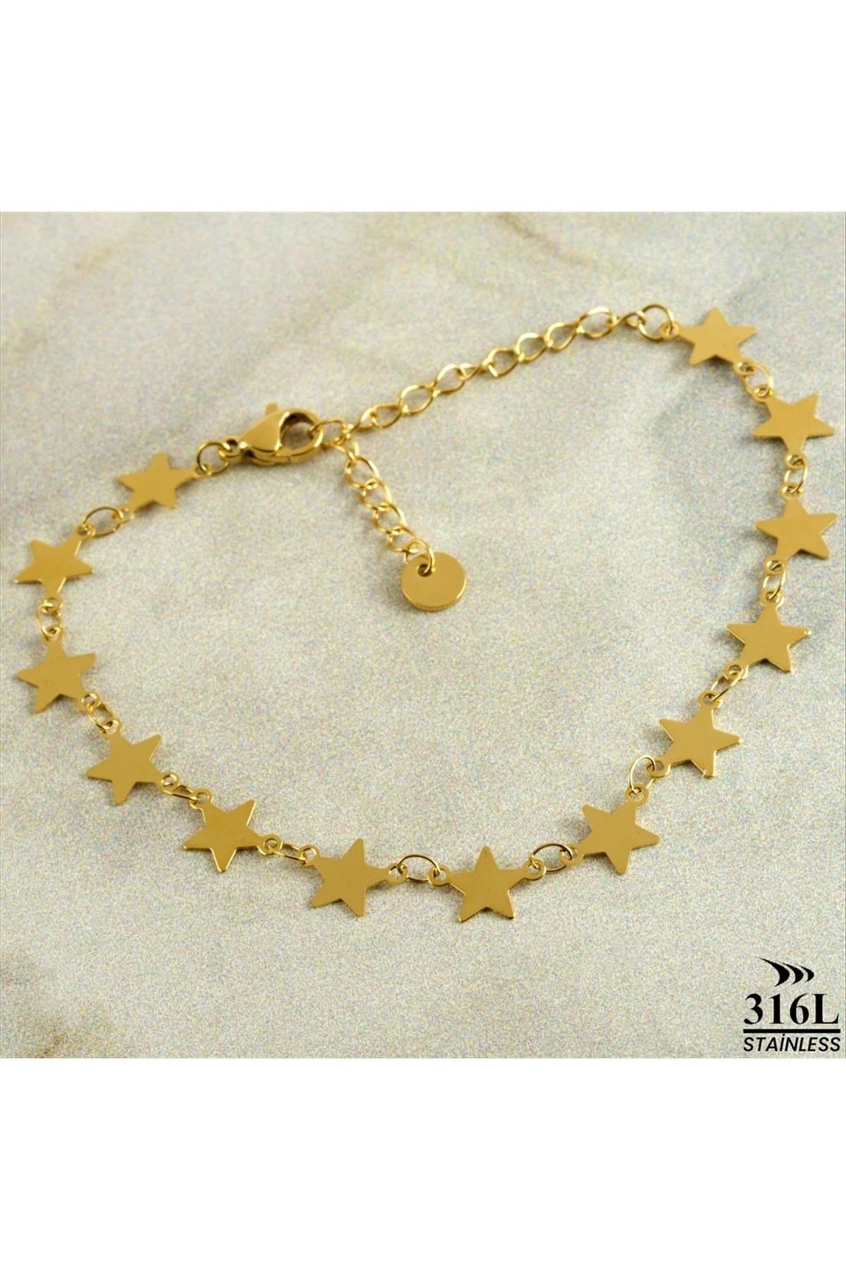 Yıldız Lüks Çelik Bileklik