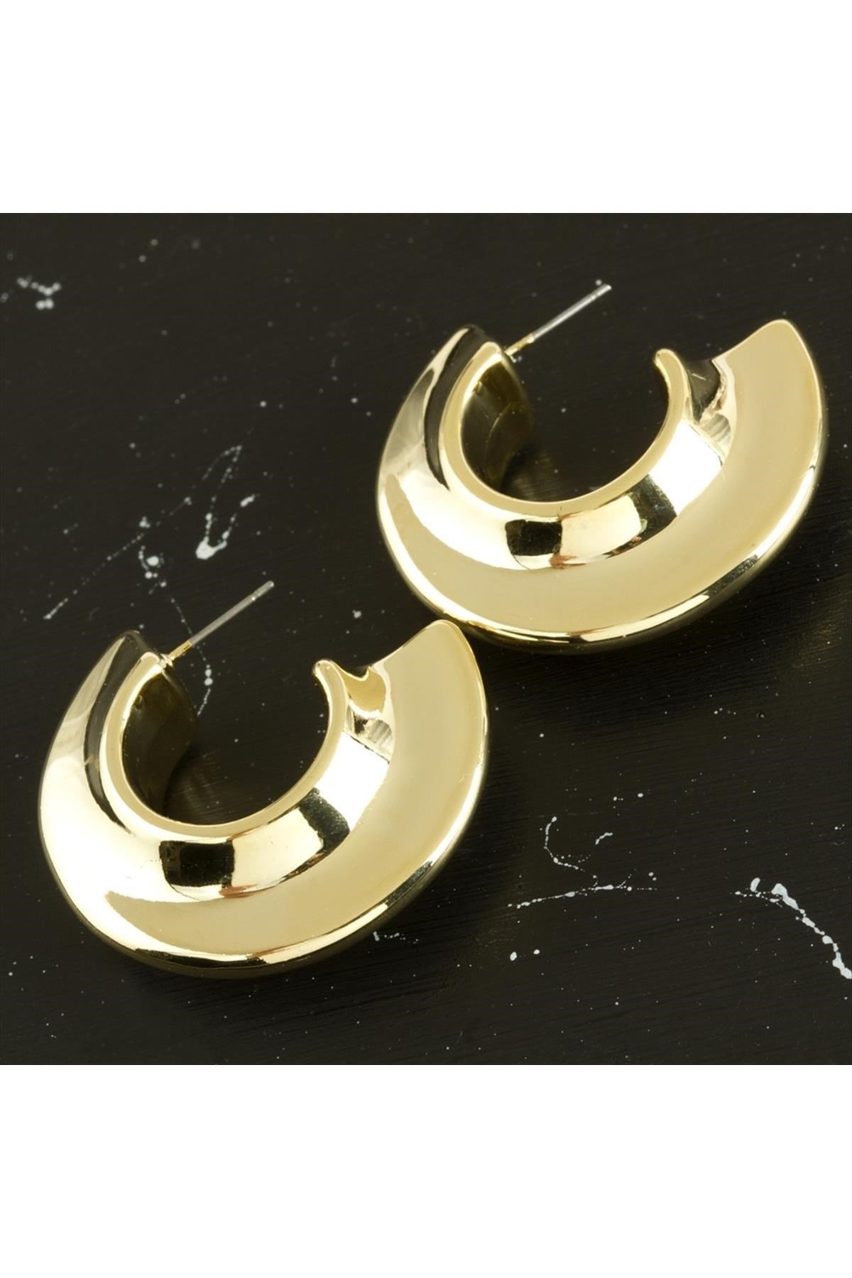 Yuvarlak Lüks Küpe 3 cm
