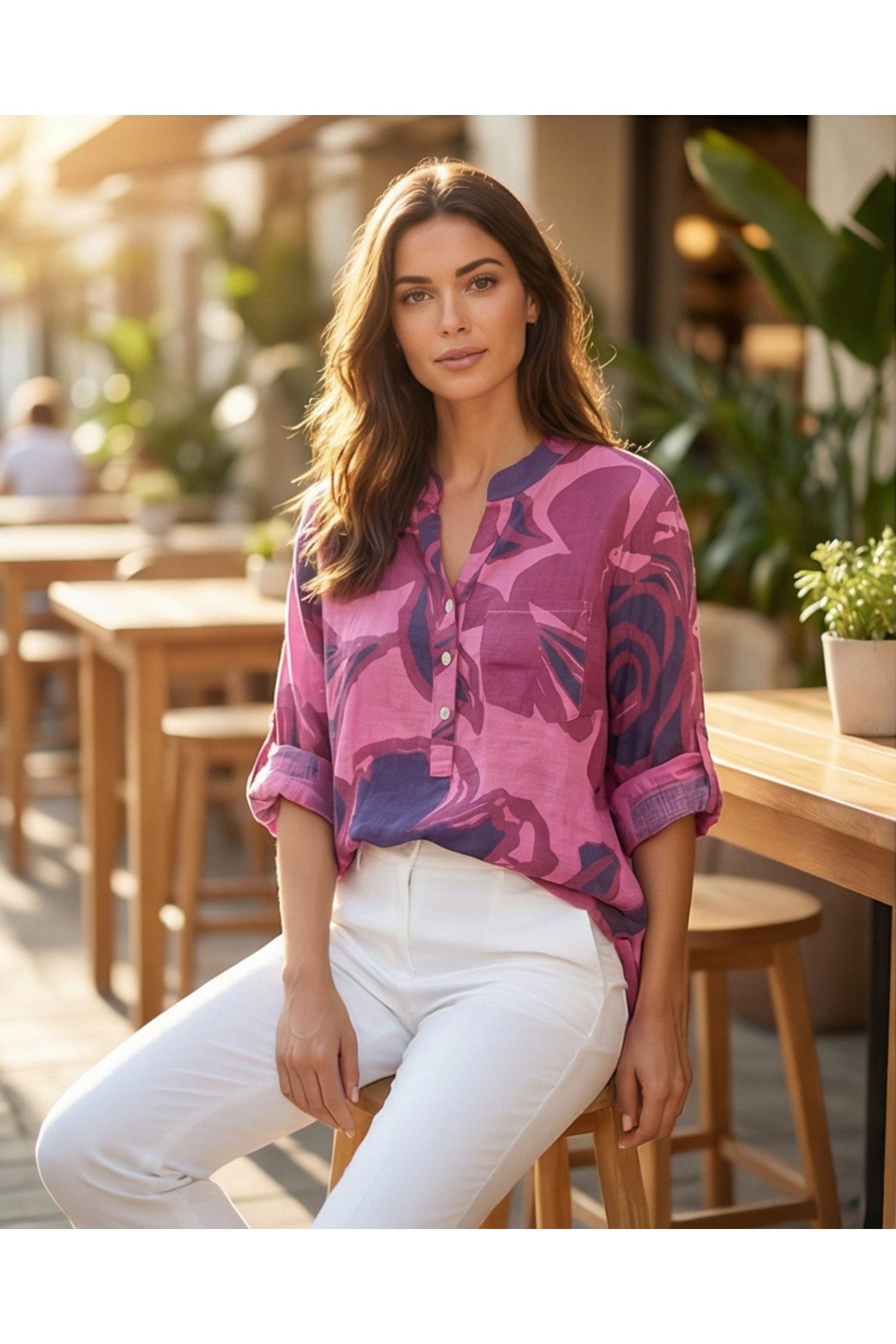 İtalyan Keten Gömlek