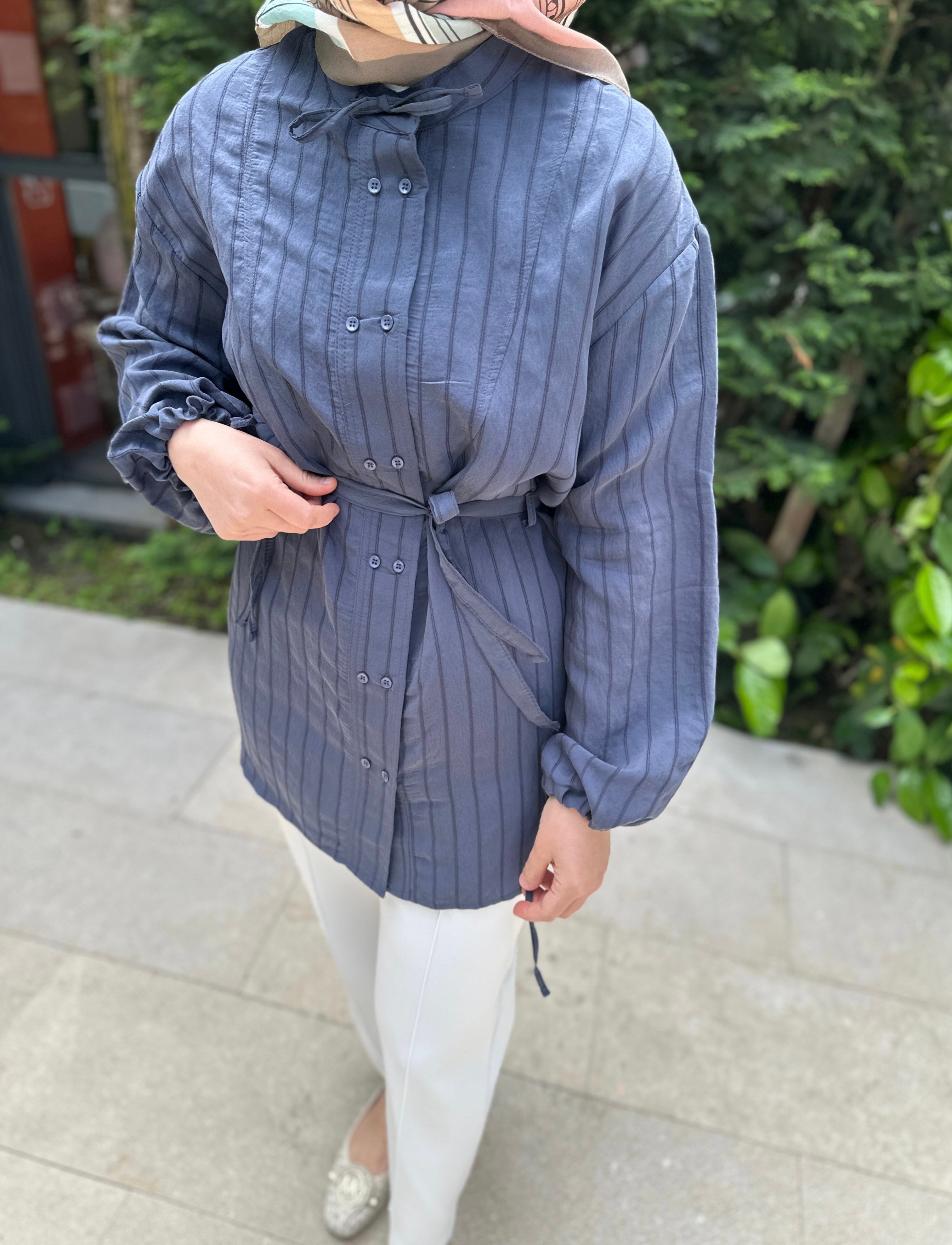 Lina Gömlek | Lacivert