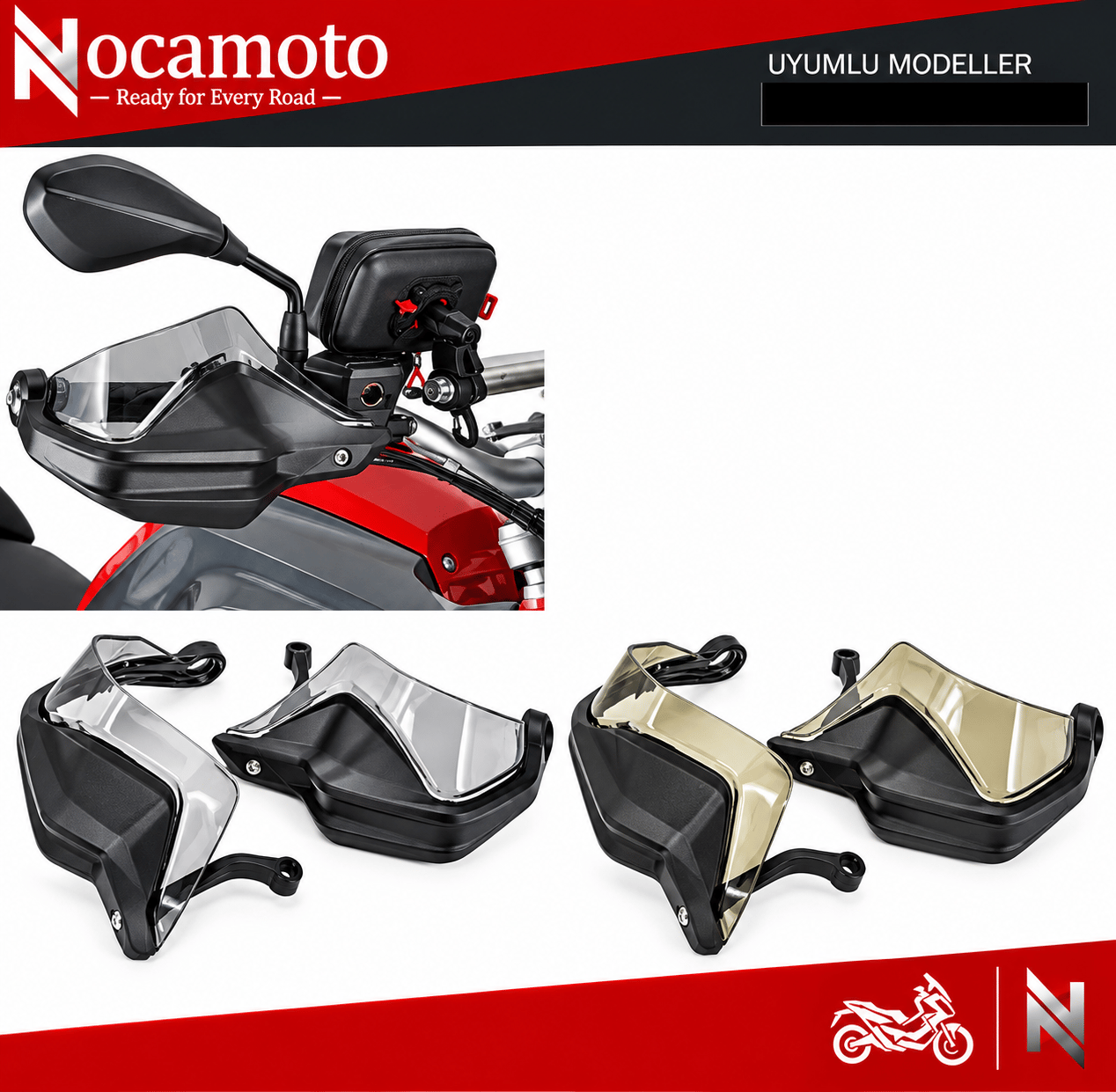 BMW F750GS F850GS F900 R1200GS R1250GS Elcik KorumaBMW F750GS F850GS F900GS R1200GS R1250GS Elcik Koruma