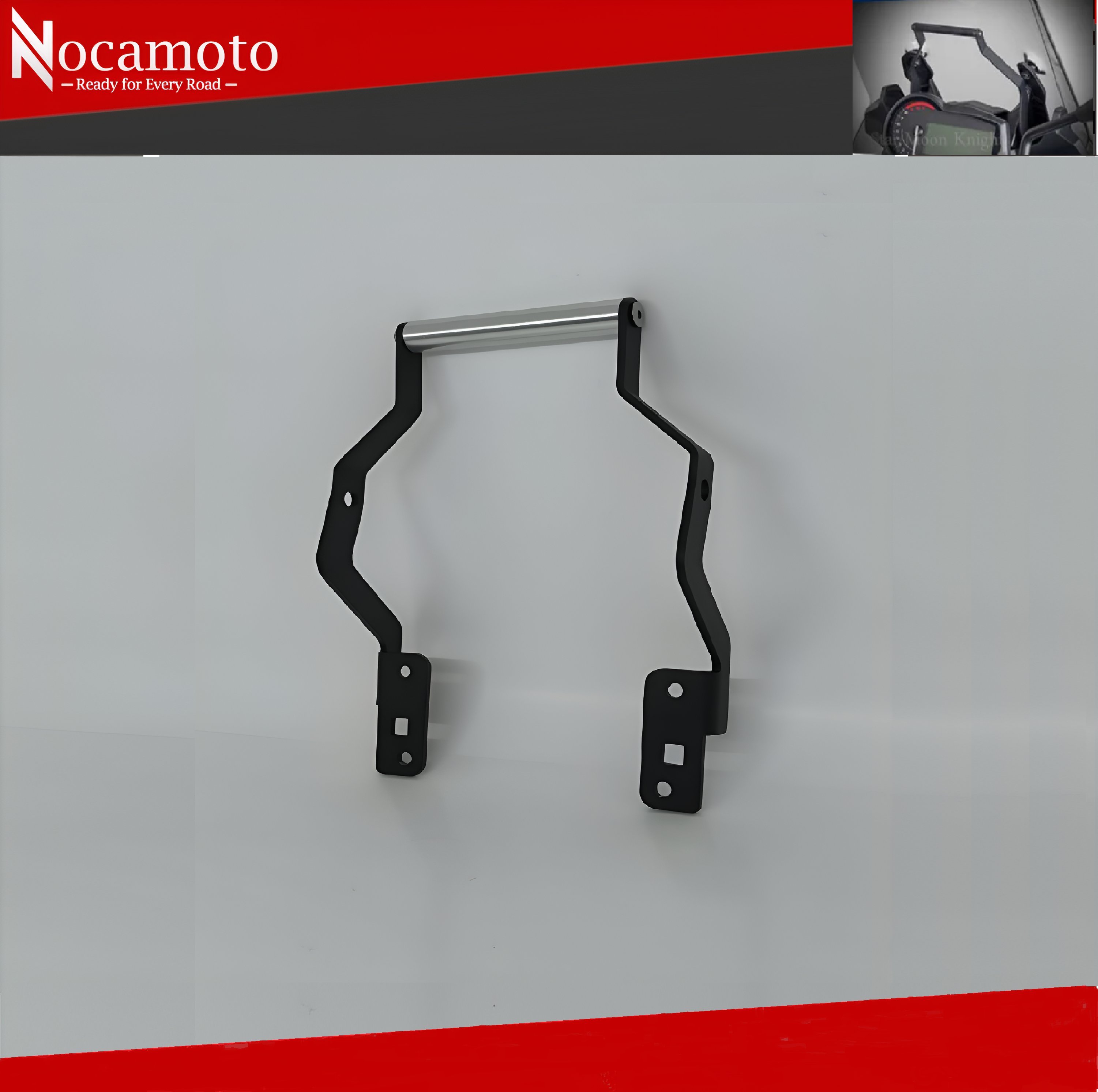 BMW F900XR Navigasyon Bar Braketi (2020-2025) CarPlay GPS | Nocamoto nishevBMW F900XR 2020 2025 Carplay, GPS, Telefon Navigasyon Bar Braket
