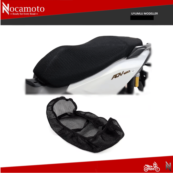 Honda ADV350 3D Sele Kılıfı | Nefes Alabilen & Konforlu - NocamatoHONDA ADV350 3D Sele Kılıfı, Nefes Alabilen Minder