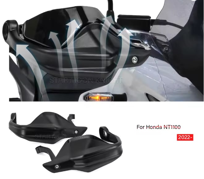 Honda NT1100 Elcik Koruma (2022+) - Rüzgar ve Darbe Emici | NocamotoHONDA NT1100 2022+ Elcik Koruma