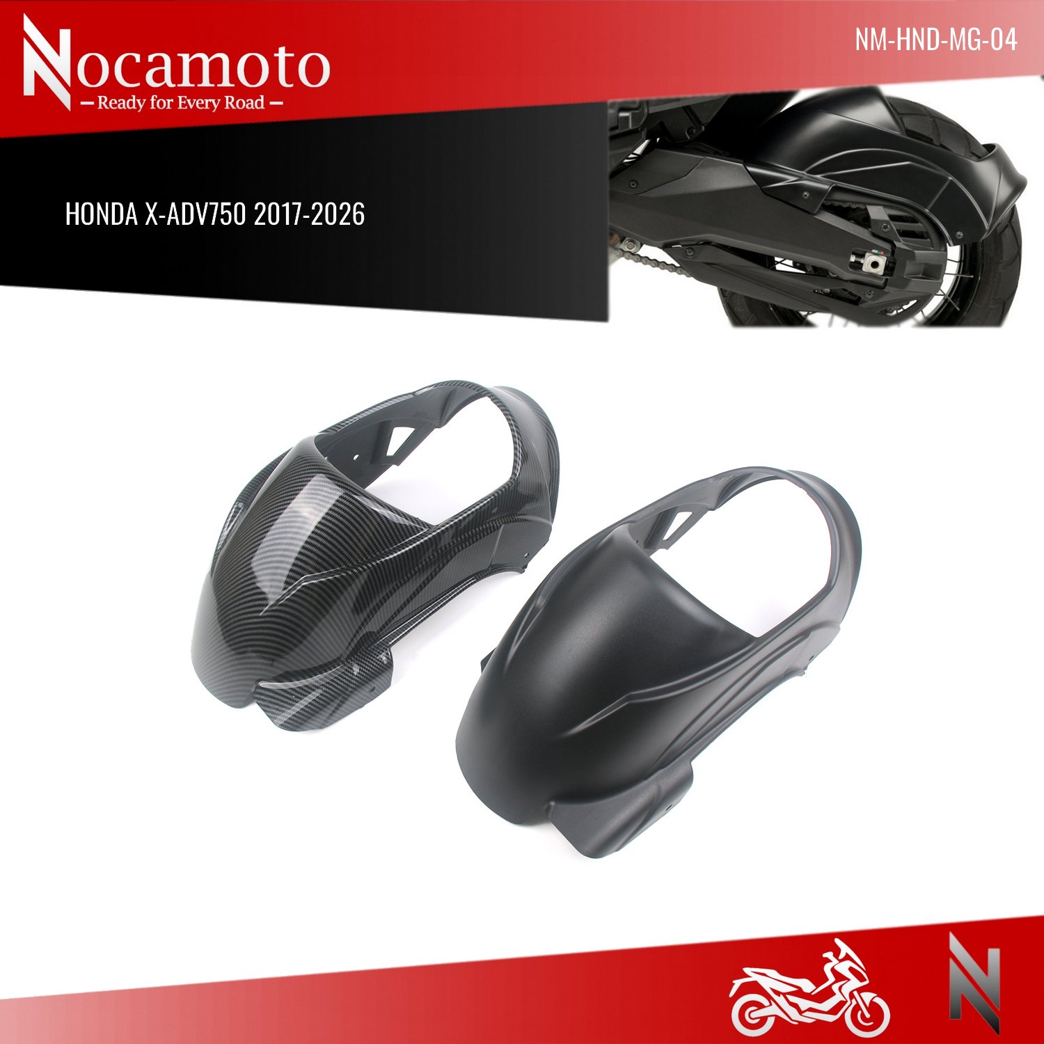 Honda X-ADV750 Çamurluk & Çamur Sıyırıcı – Yüksek Dayanım PuigHONDA X-ADV750 FORZA750 Puig ABS Çamurluk 