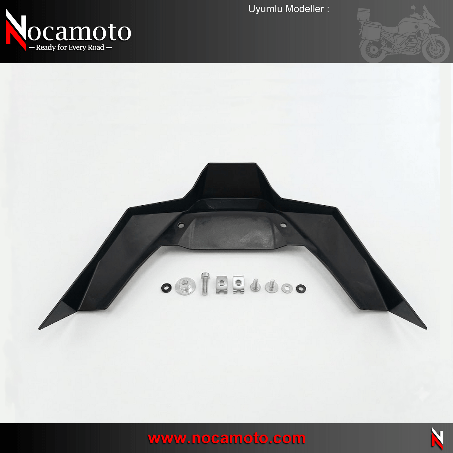 HONDA X-ADV750 Gaga Grenaj Ön Spoiler ABS Plastik 2025+HONDA X-ADV750 Gaga Grenaj, Ön Spolier ABS Plastik 2025+