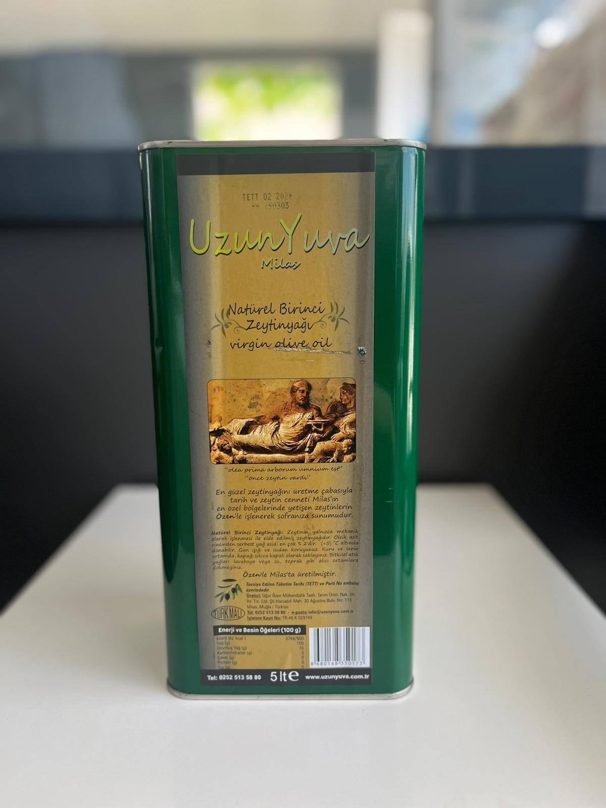 UZUNYUVA NATUREL BİRİNCİ ZEYTİNYAĞI