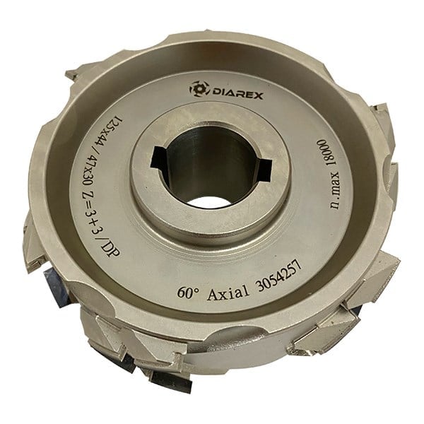 125x44/47x30 Z=3+3(H.4)DP 60° AXIAL DIA ÖN FREZE