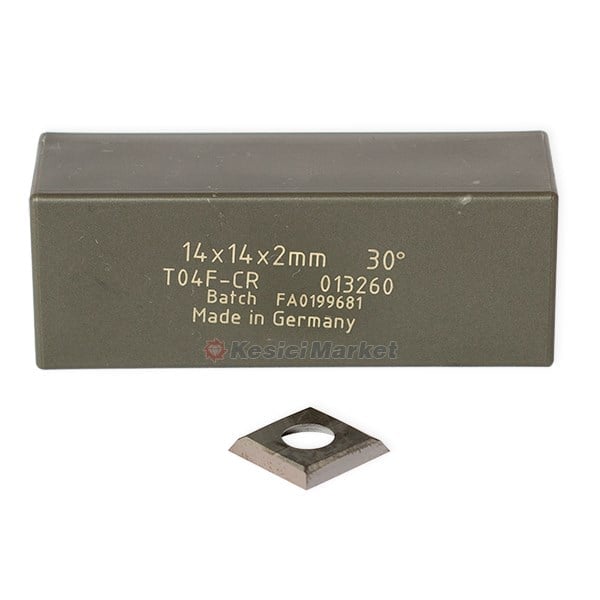 HM:14X14X2,0 T04F-CR KARE JİLET BIÇAĞI - 4 KENAR KESER