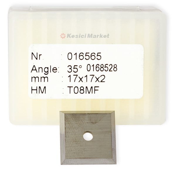 HM:17X17X2 T08MF KARE JİLET BIÇAĞI - 4 KENAR KESER