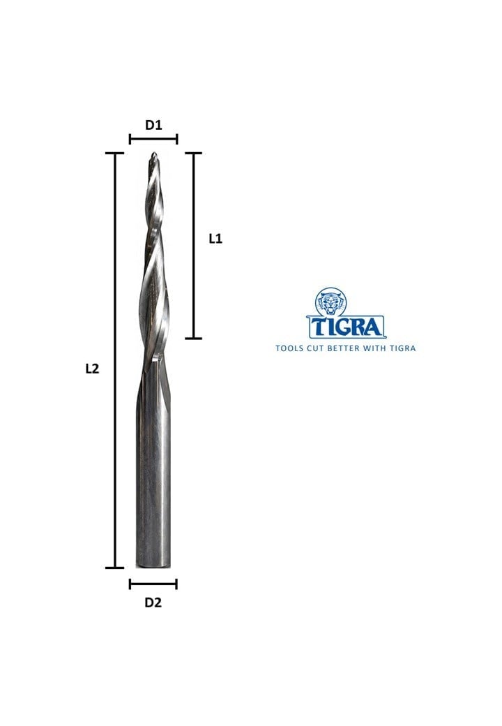 T03F-CR ELMAS KARBÜR FREZE KONİK - KÜRE 3D RÖLYEF İŞLEME Z:2