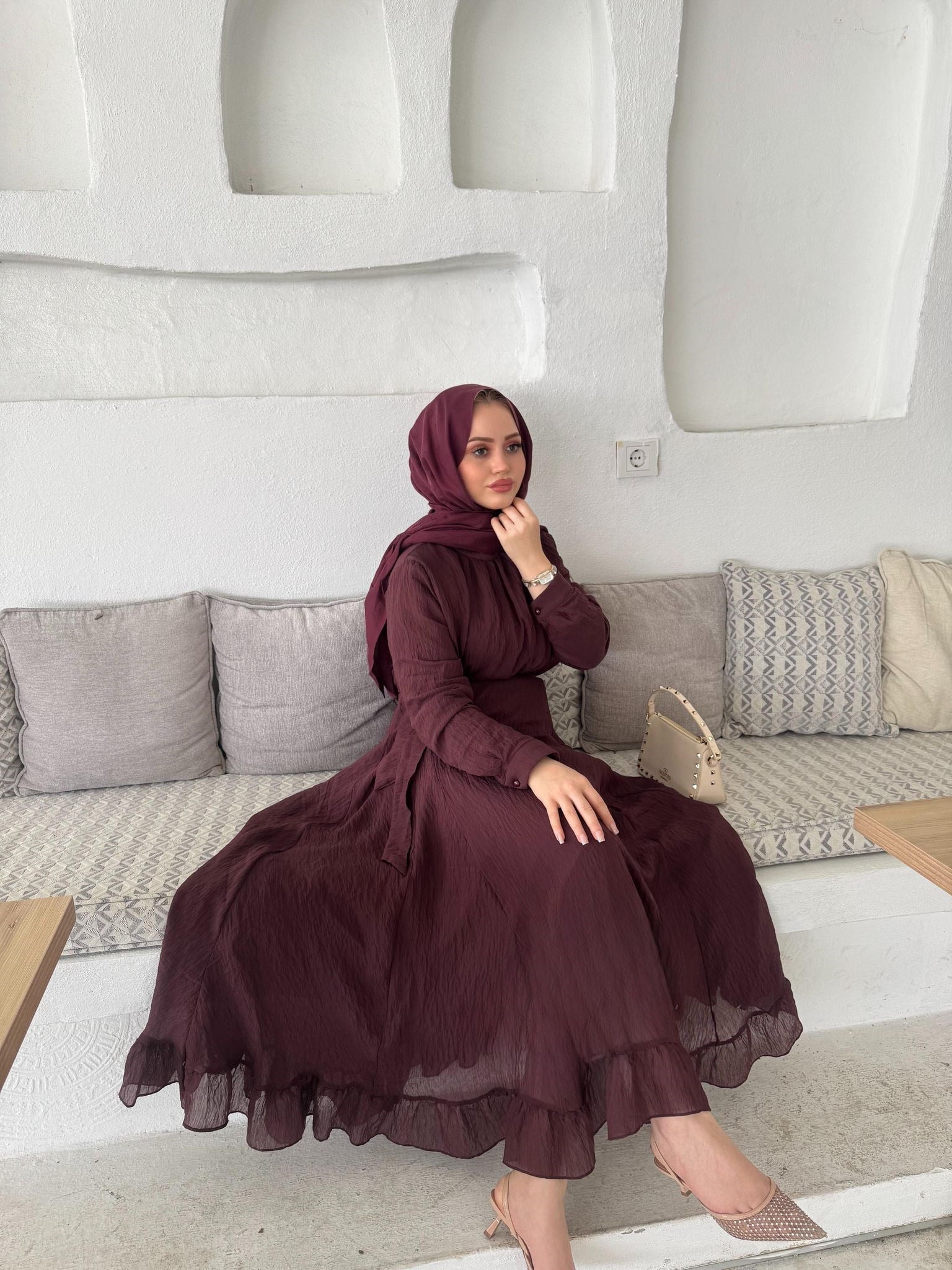 Vual Etekli Takım - Mürdüm