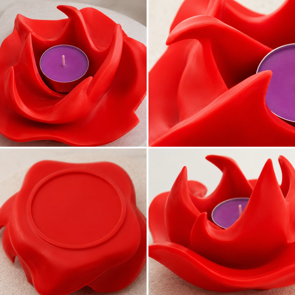 3D Mumluk Kırmızı