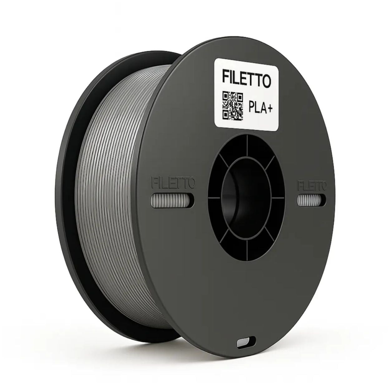 Filetto PLA+ 3D Filament – 1.75mm – 1KG – AMS Uyumlu Gri