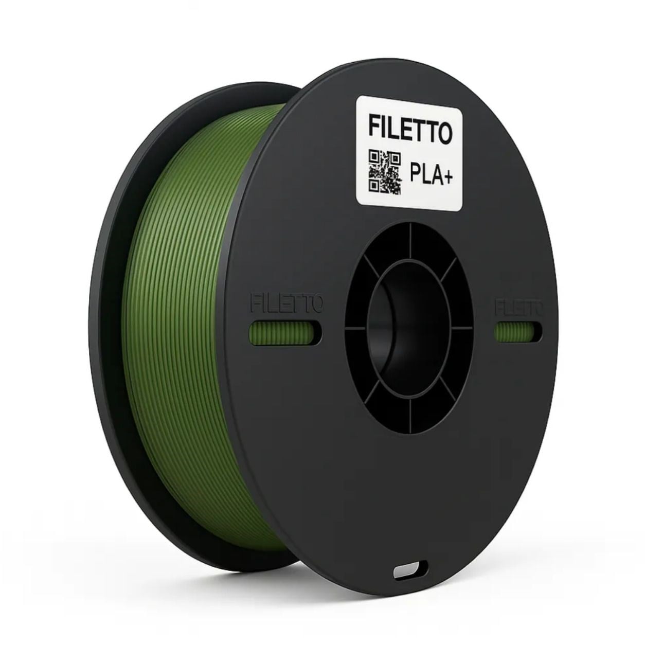 Filetto PLA+ 3D Filament – 1.75mm – 1KG – AMS Uyumlu Haki Yeşil