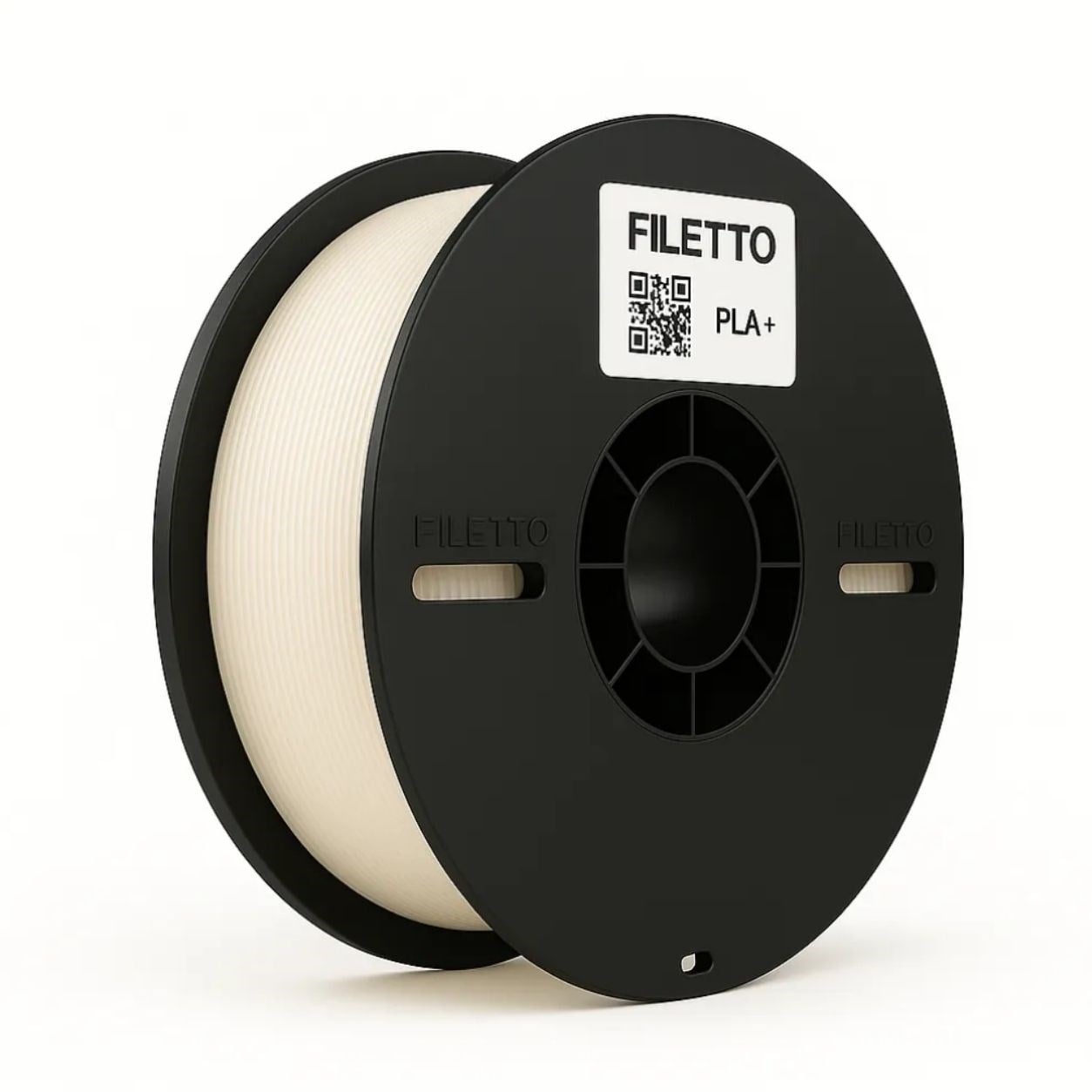Filetto PLA+ 3D Filament – 1.75mm – 1KG – AMS Uyumlu Soft Beyaz
