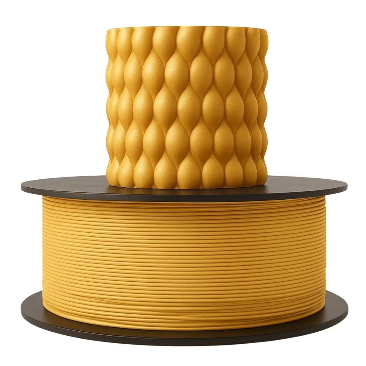 Filetto PLA+ 3D Filament – 1.75mm – 1KG – AMS Uyumlu Gold