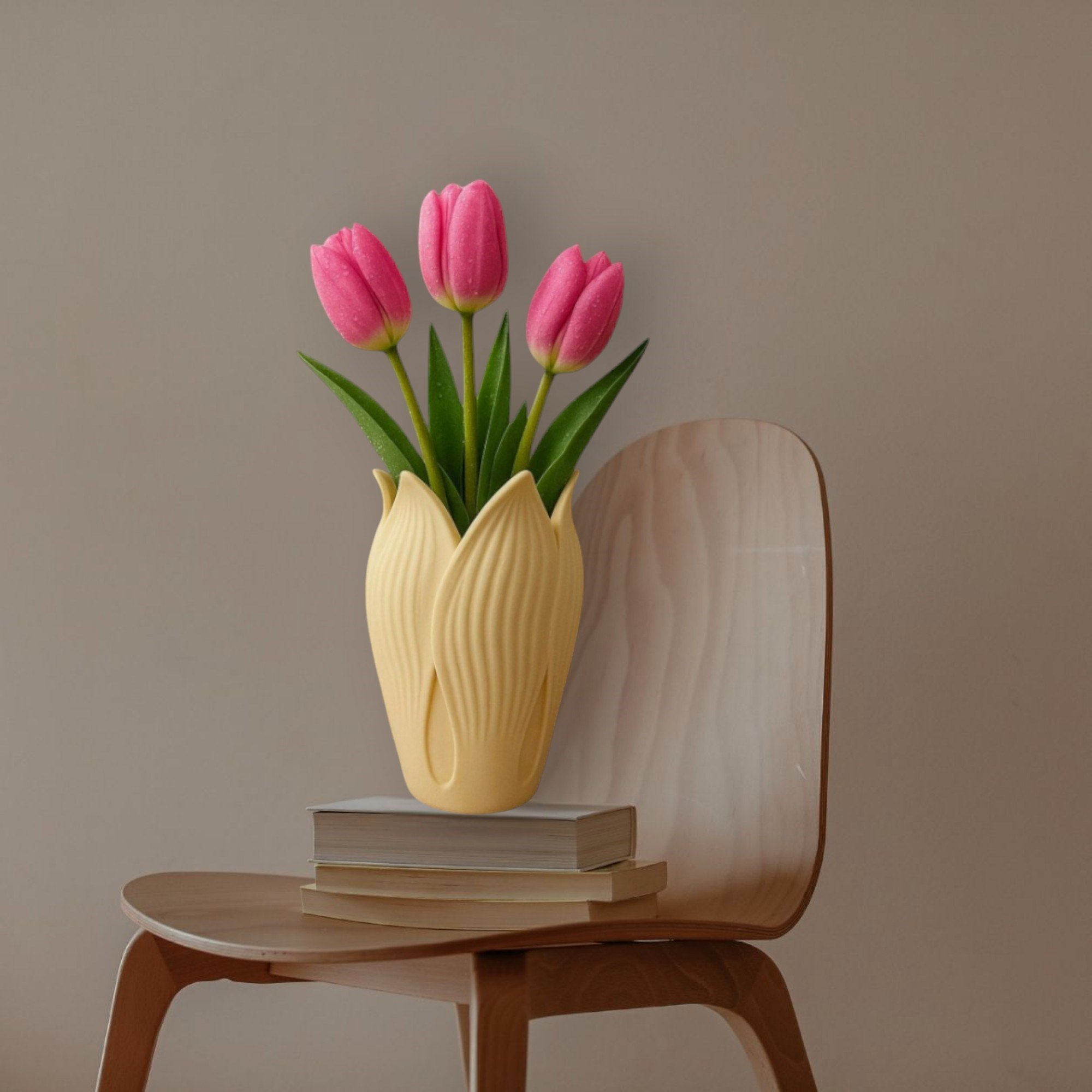 Lotus 3D Dekorati̇f Vazo 18 cm Kem