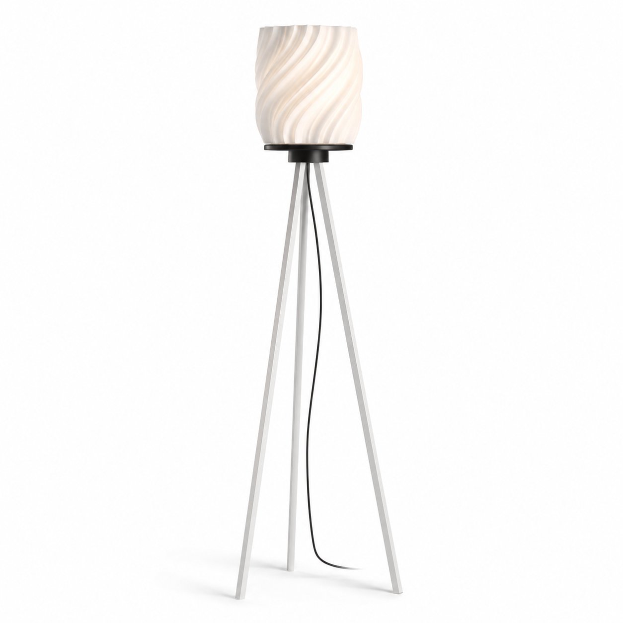 Luna Lambader Salon Oturma Odasi – Salon Aydınlatması 150 CM Beyaz