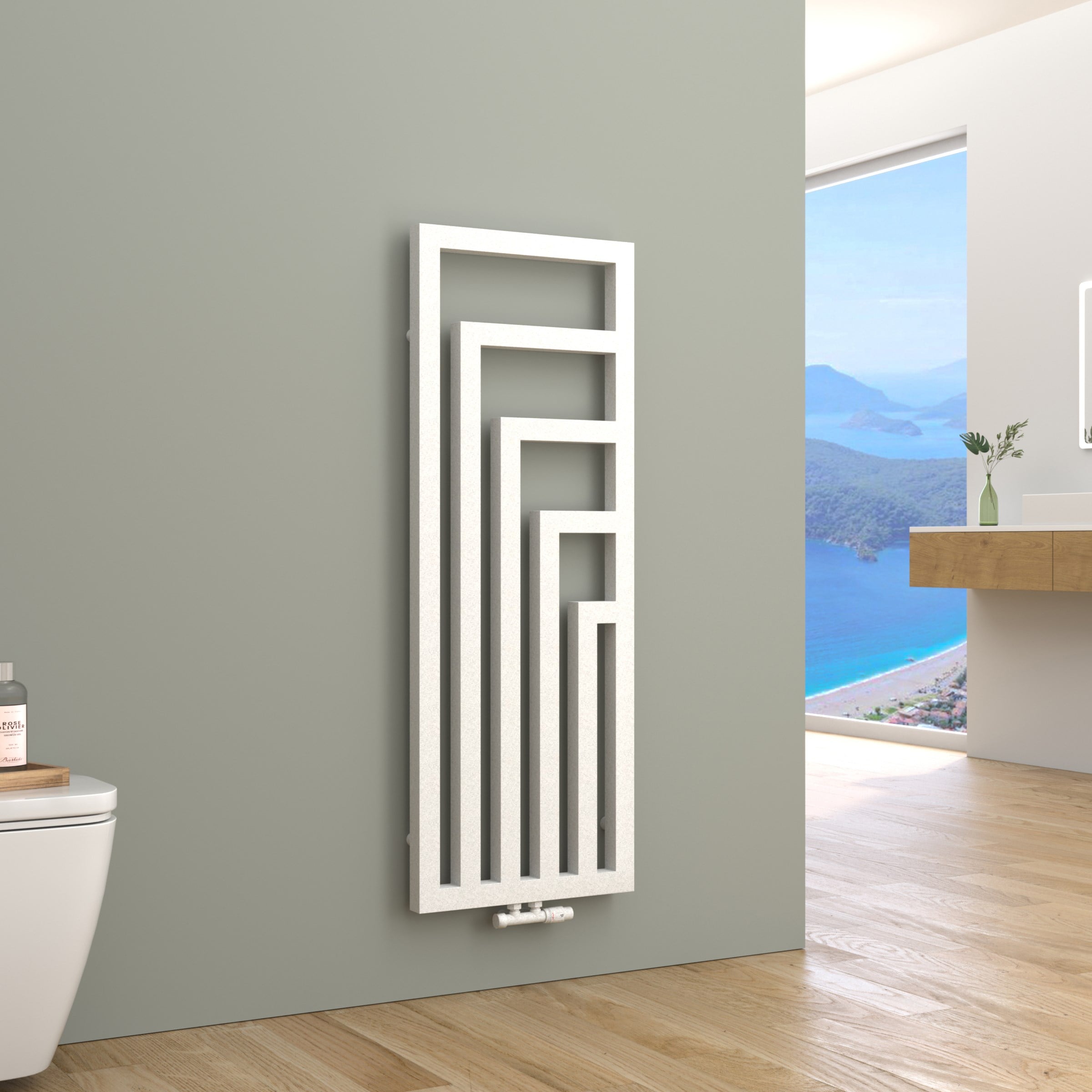 Twister Handtuchheizkörper Weiß – Modernes Design
