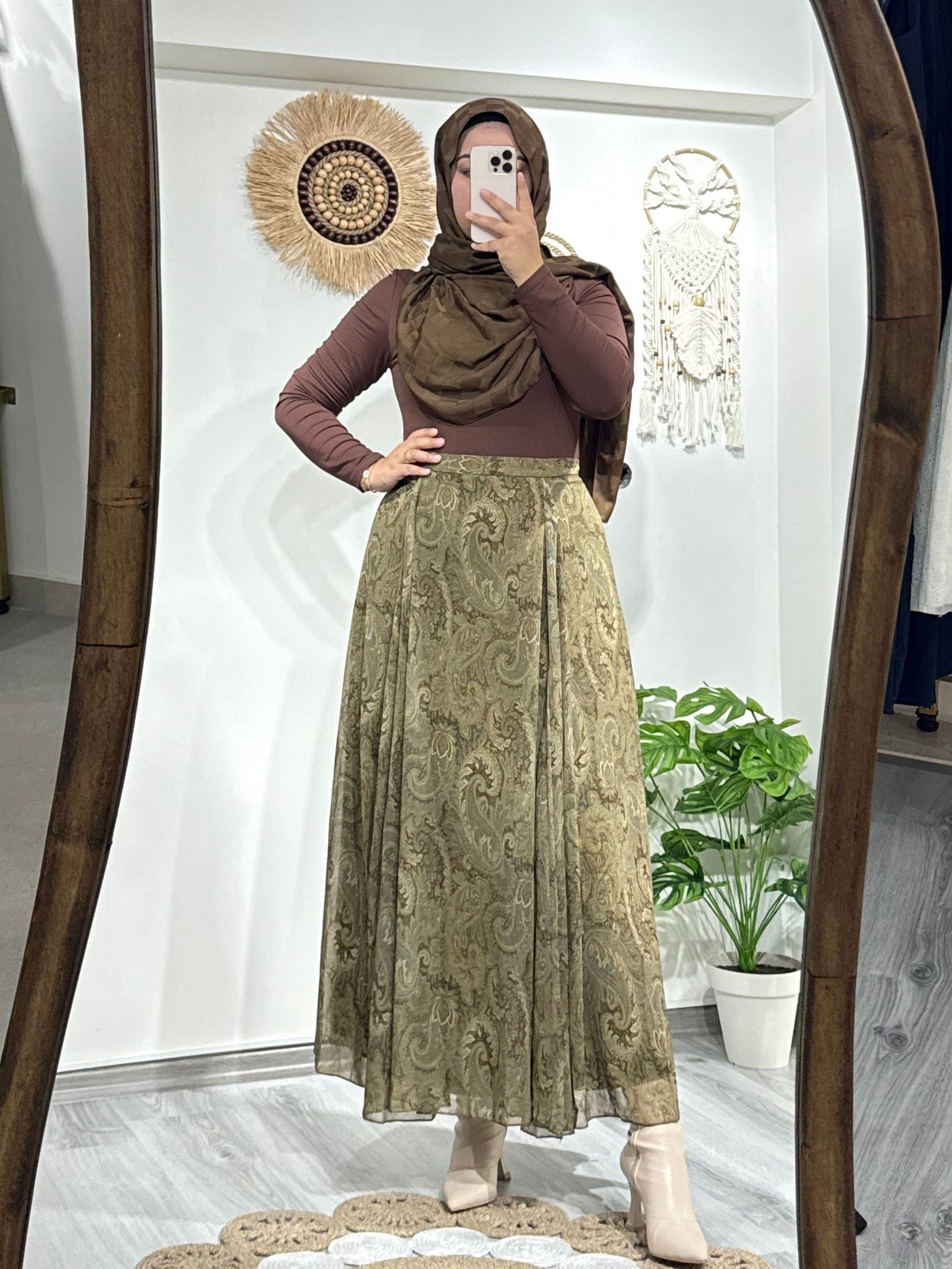 Şal Desen Etek