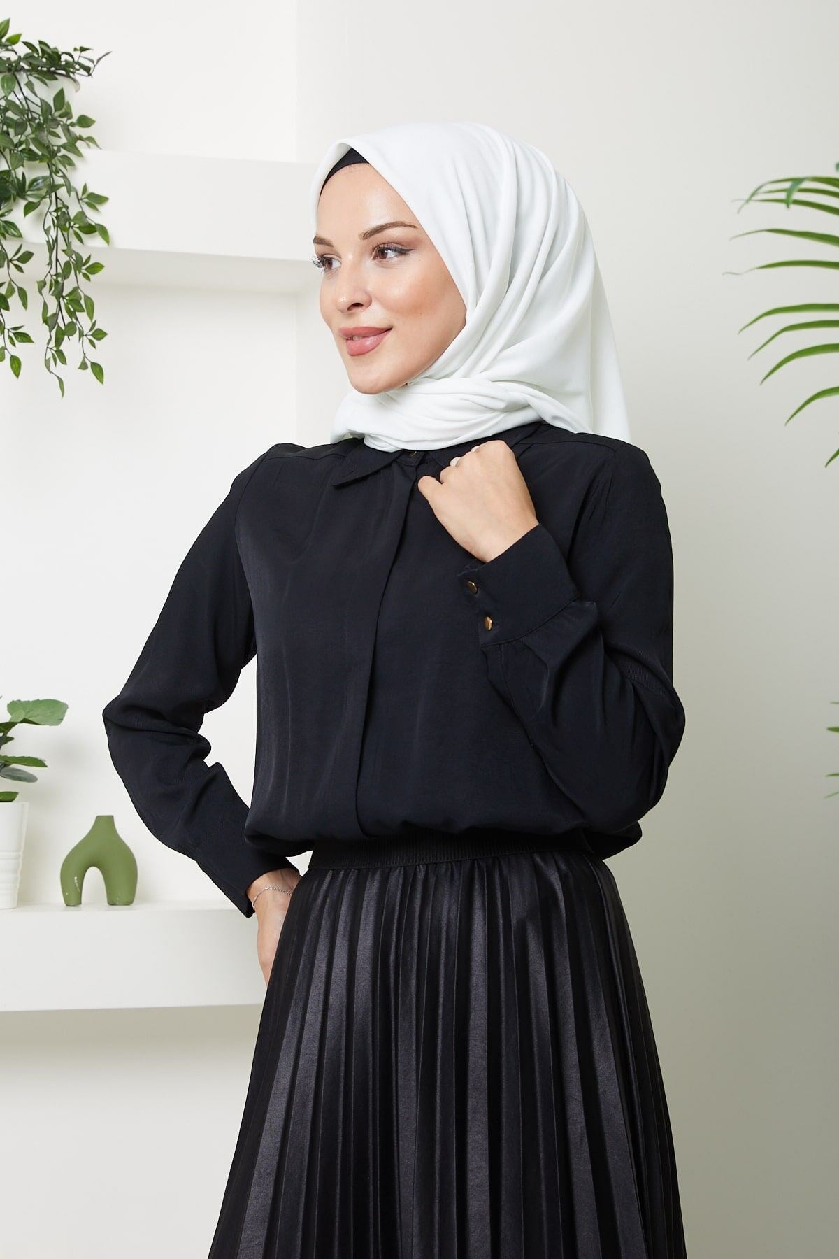 120. cm Medine İpeği Eşarp