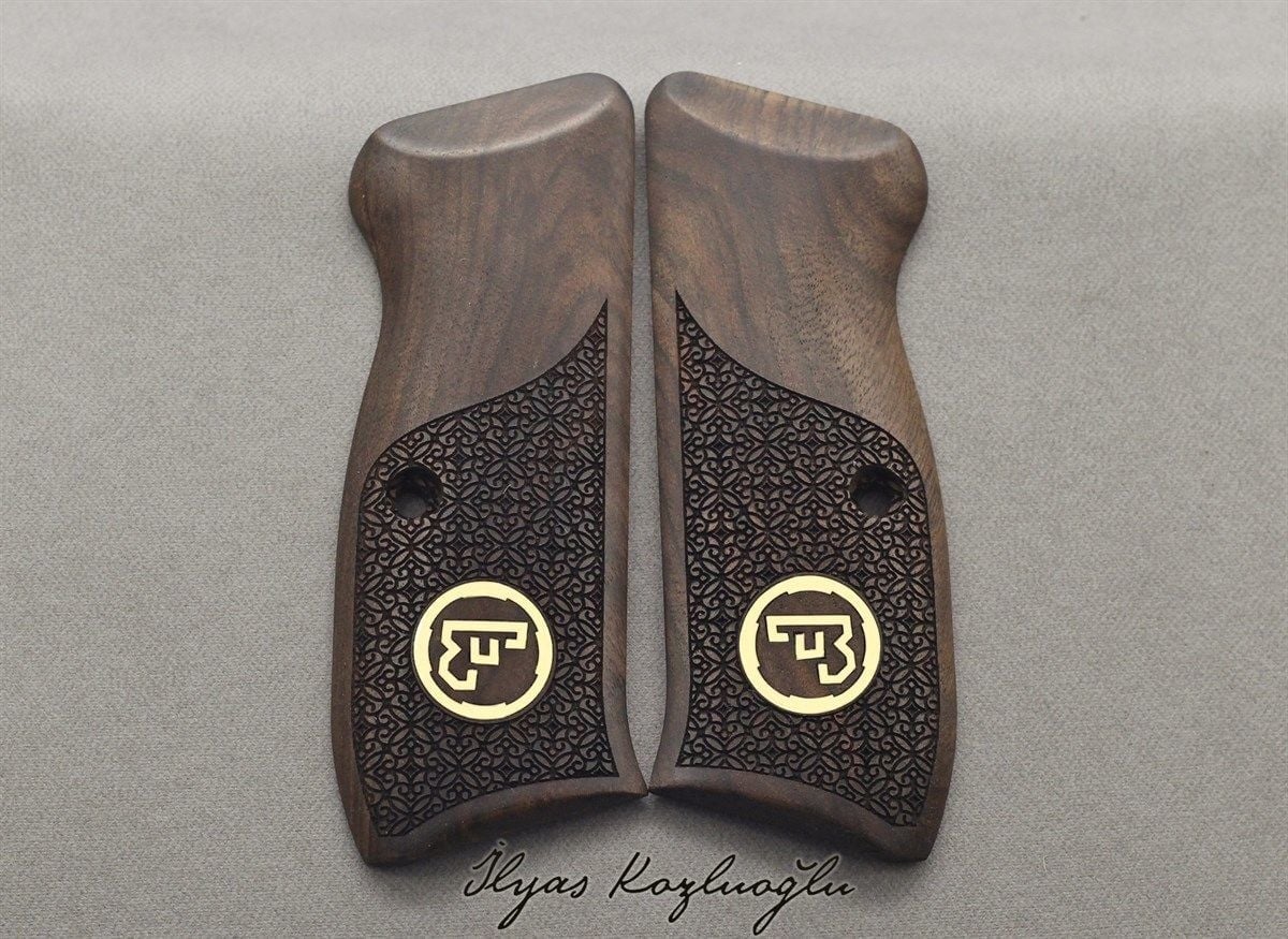 CZ 75-85B Logolu Ceviz Kabza