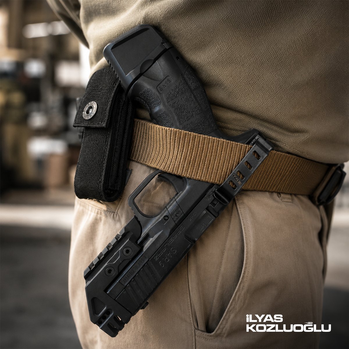 T42 Gun Clip Canik TP9 SF Serisi Silah Taşıma Maşası Kemer İçi Gizli Taşıma Aparatı