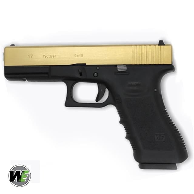 We G17 Gold Glock 17 Gen3 Airsoft Tabanca