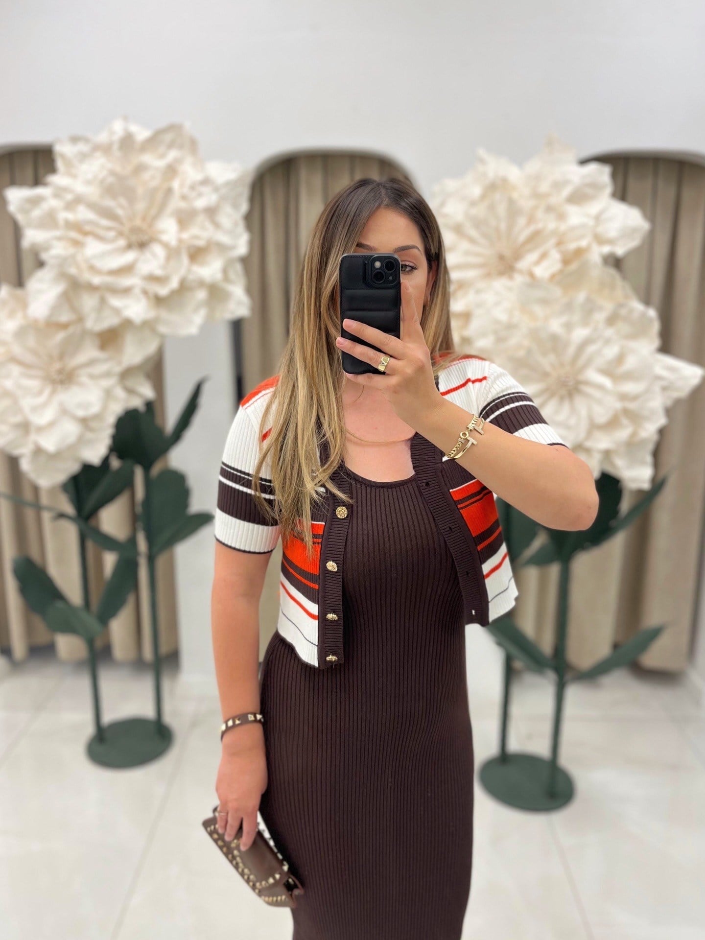 ikili elbise - çizgili