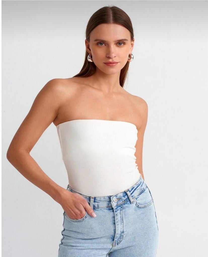Ten rengi straplez crop