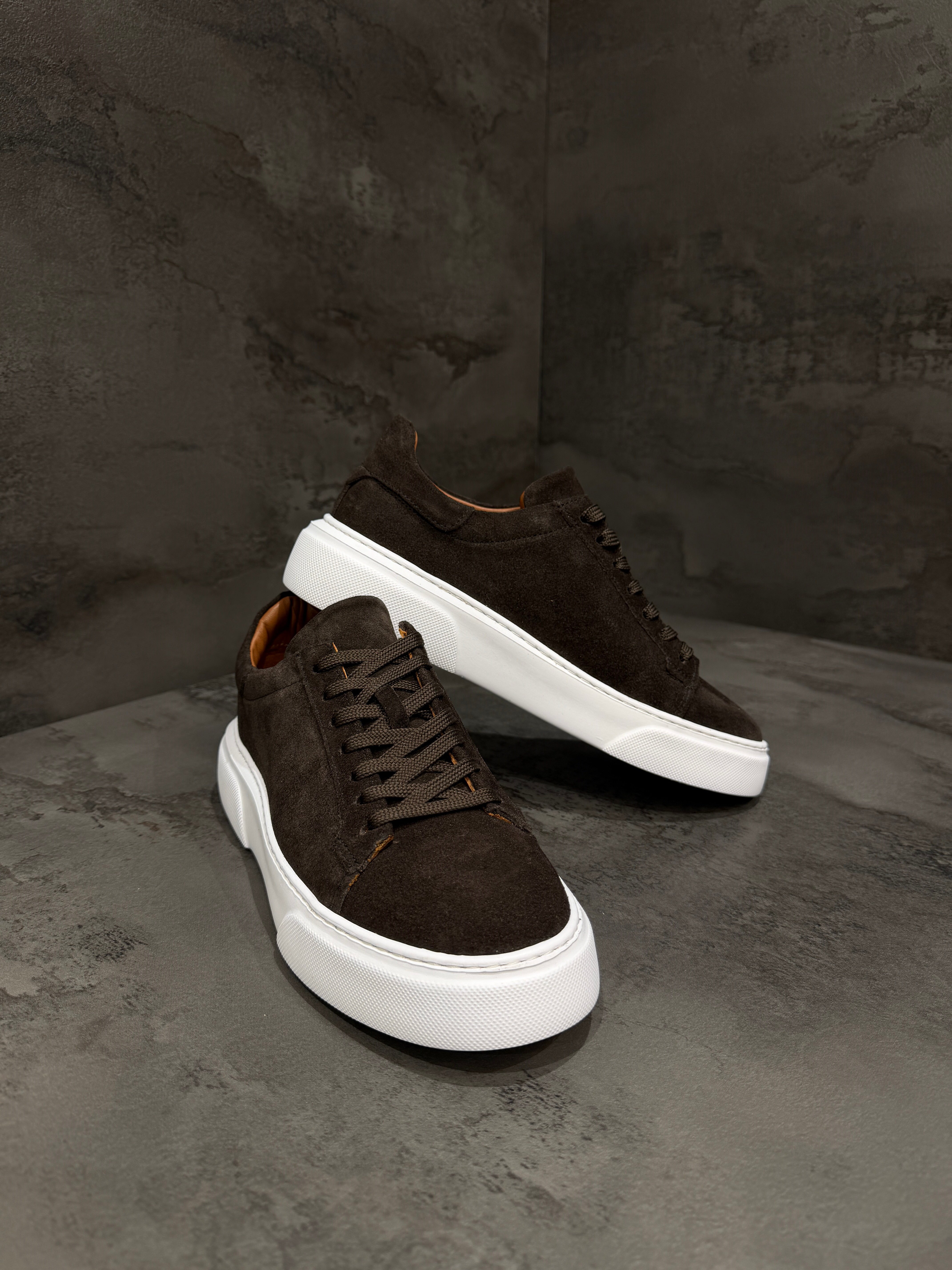 Süet Sneaker | Acı Kahve