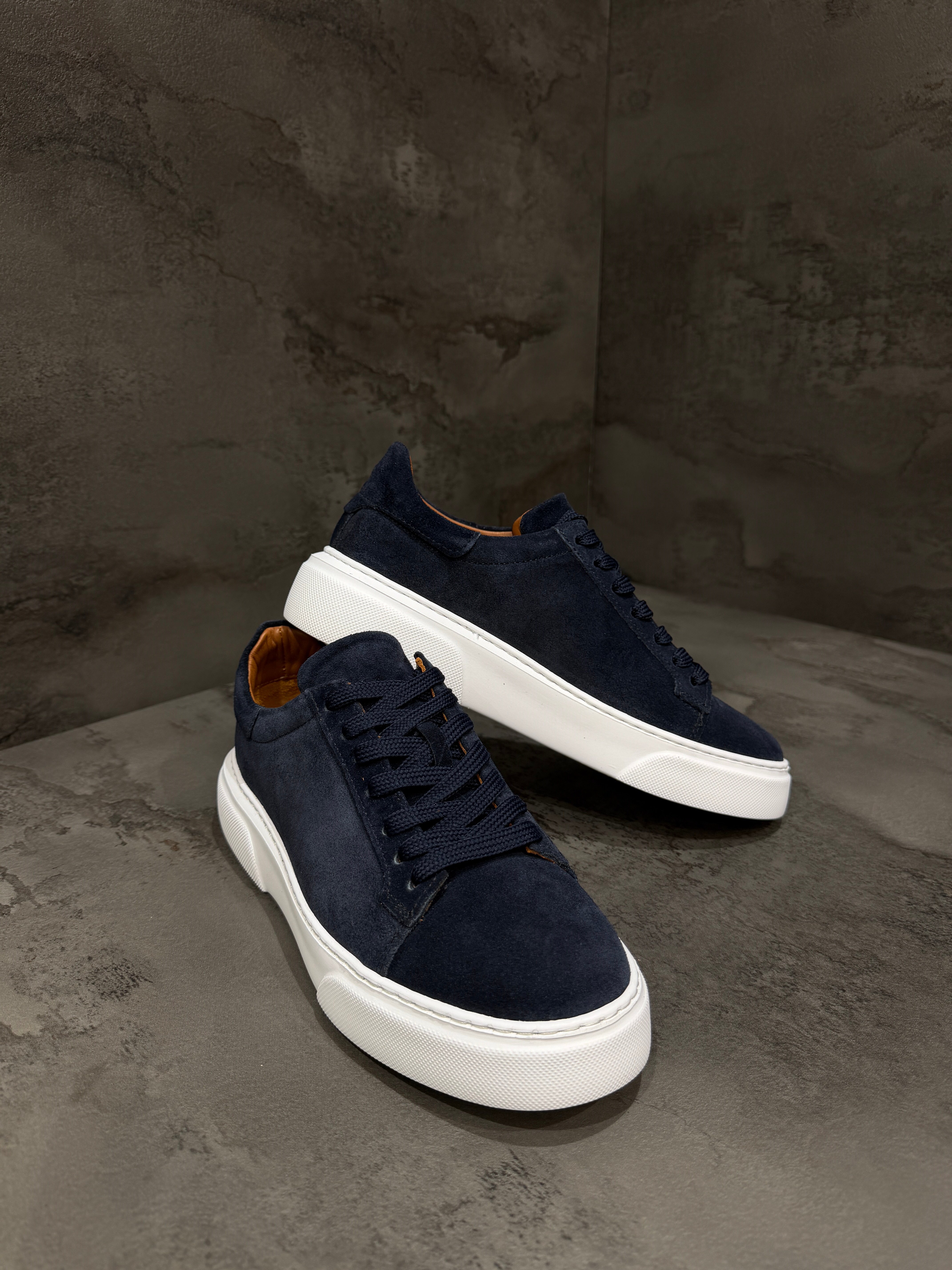 Süet Sneaker | Lacivert