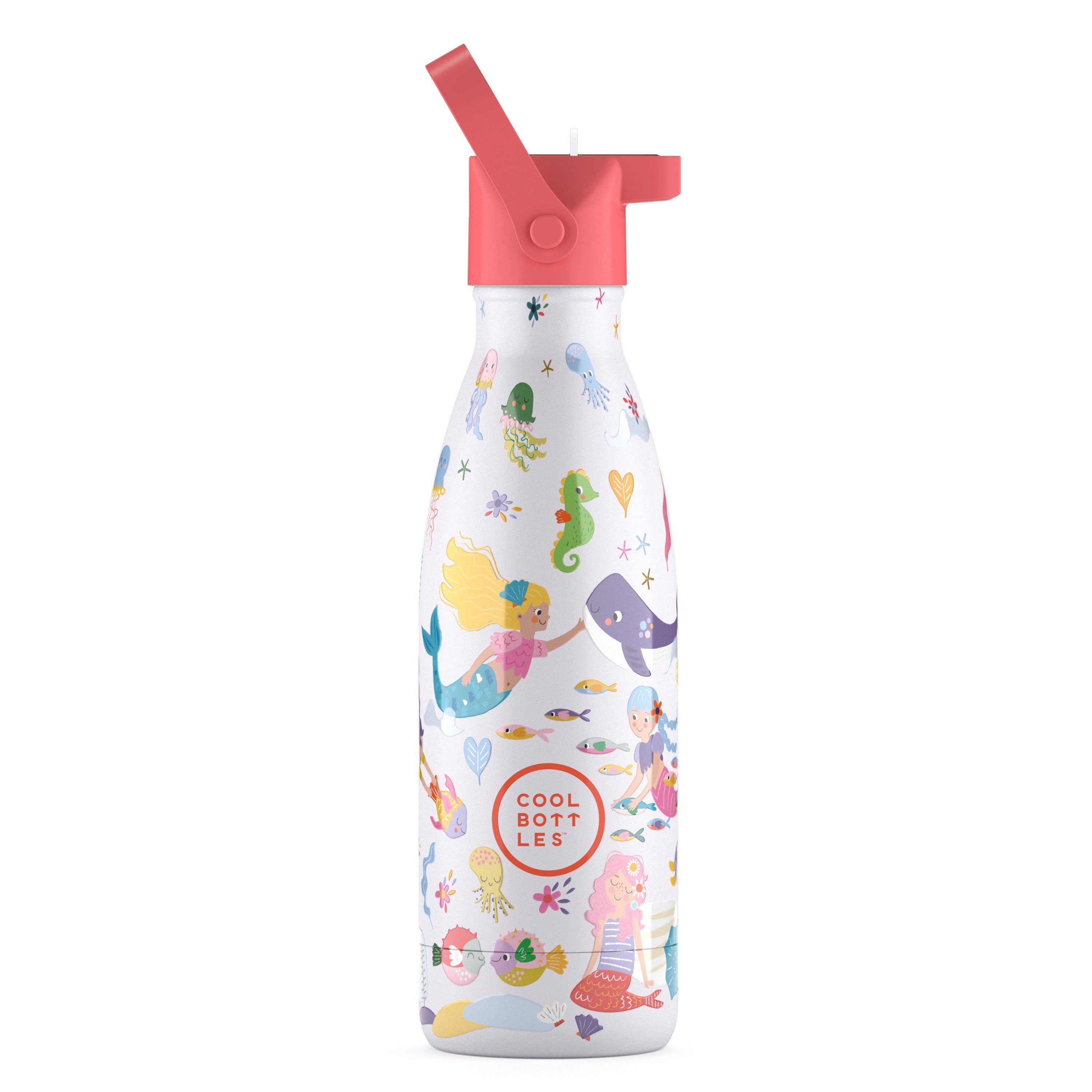 Cool Bottles Paslanmaz Çelik Suluk - The Kids Bottle - Sweet Mermaids 350ml