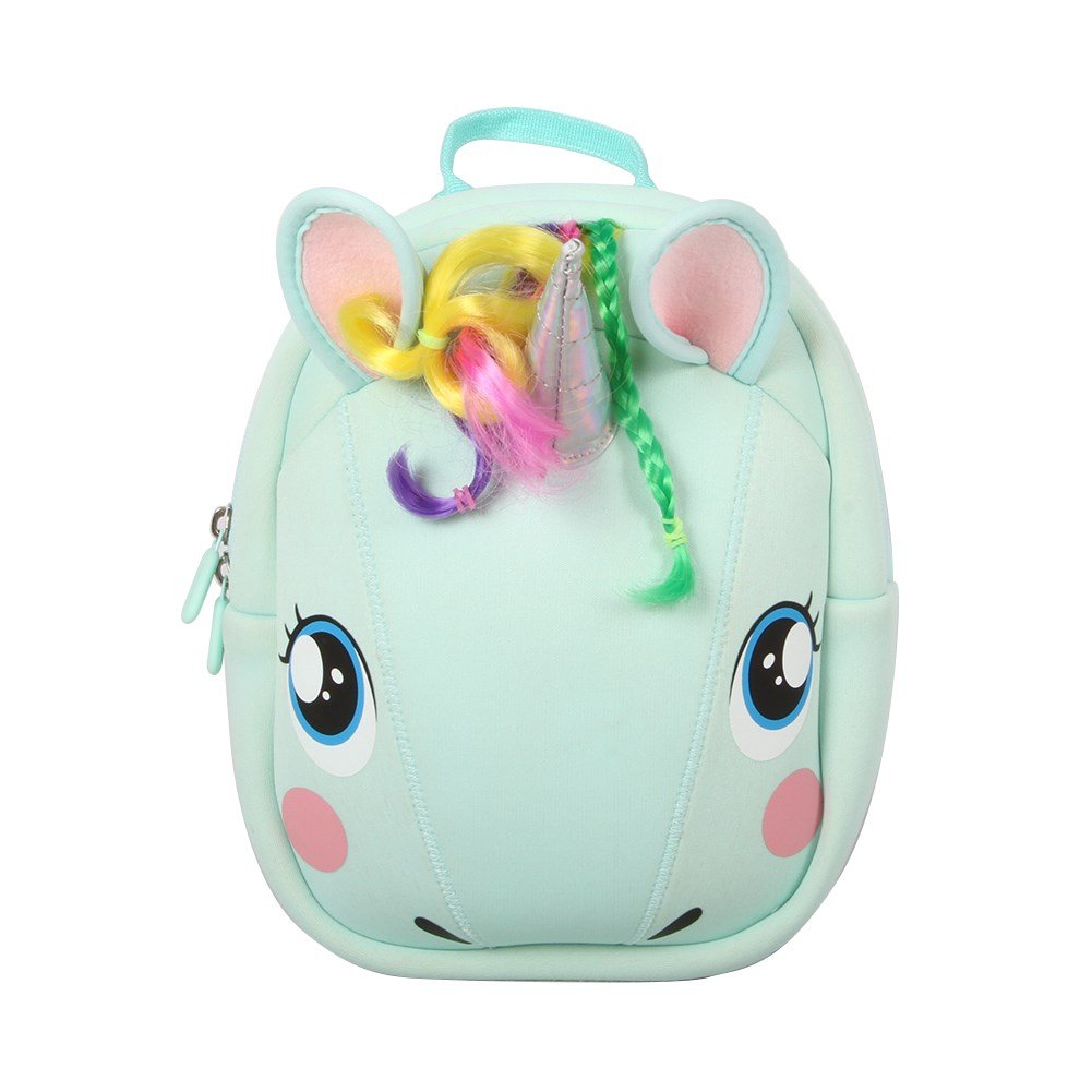 Supercute Unicorn Sırt Çantası / Mint Yeşili