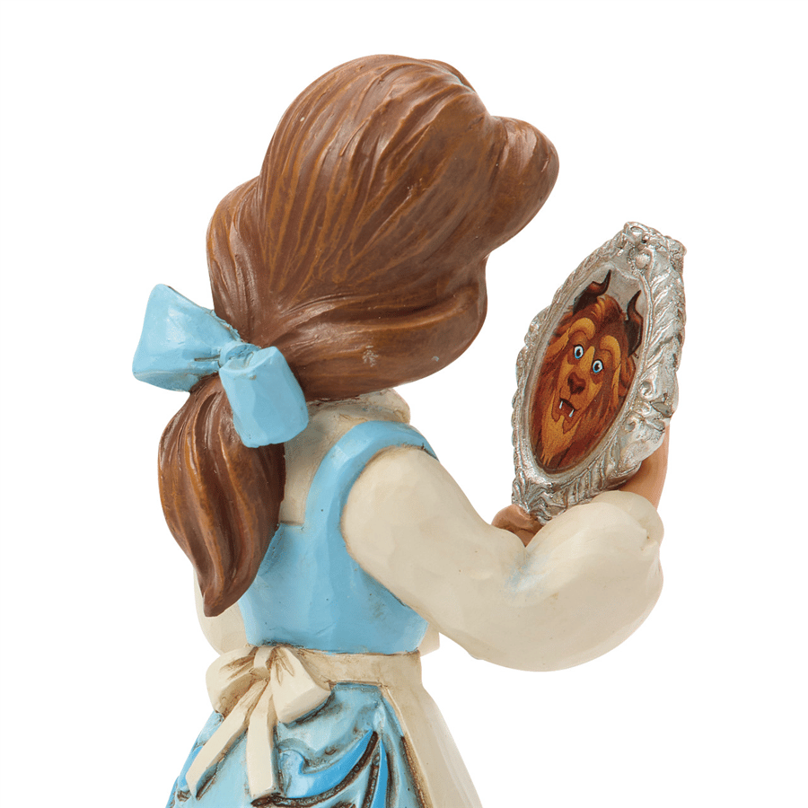Belle With Mirror Lisanslı Figür Biblo Enesco Orijinal Lisanslı Koleksiyon Ürünü
