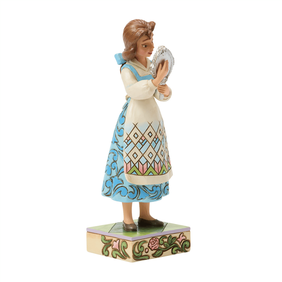 Belle With Mirror Lisanslı Figür Biblo Enesco Orijinal Lisanslı Koleksiyon Ürünü