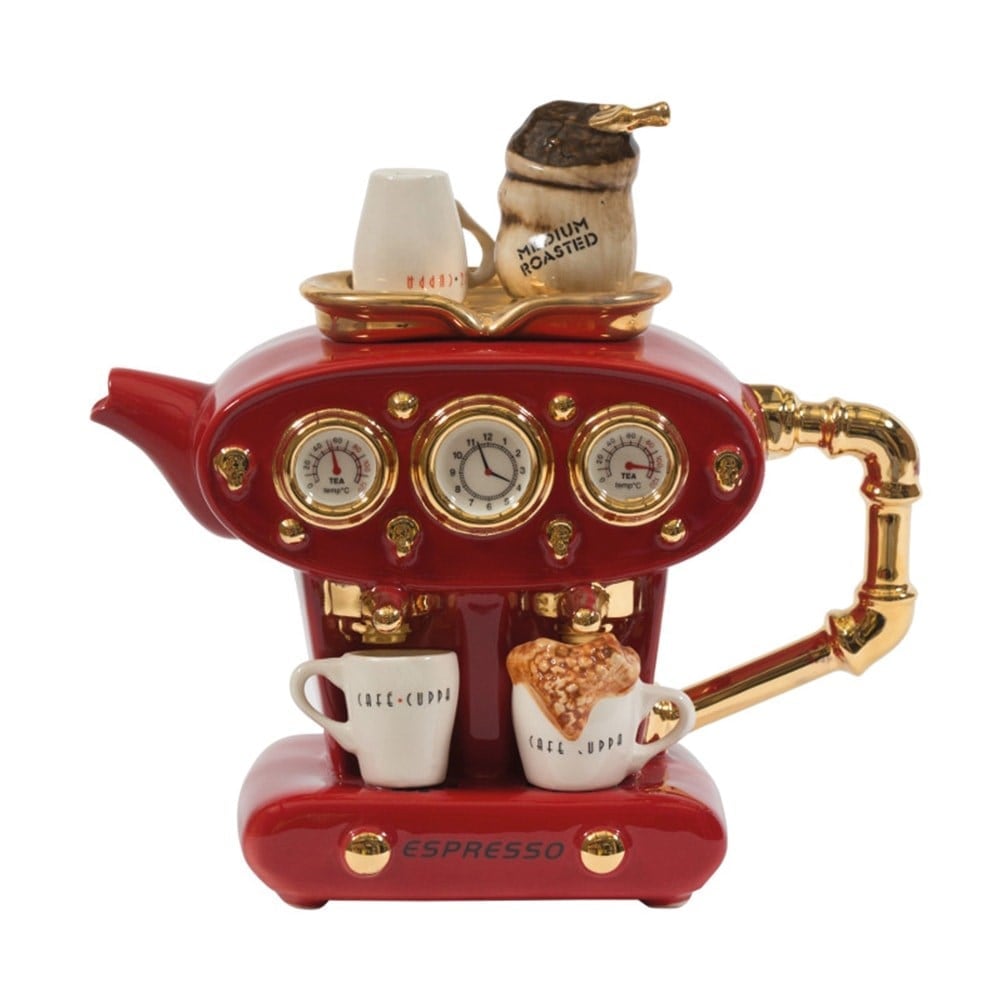 Ceramic Inspirations Double Espresso Makinası Büyük Seramik Teapot