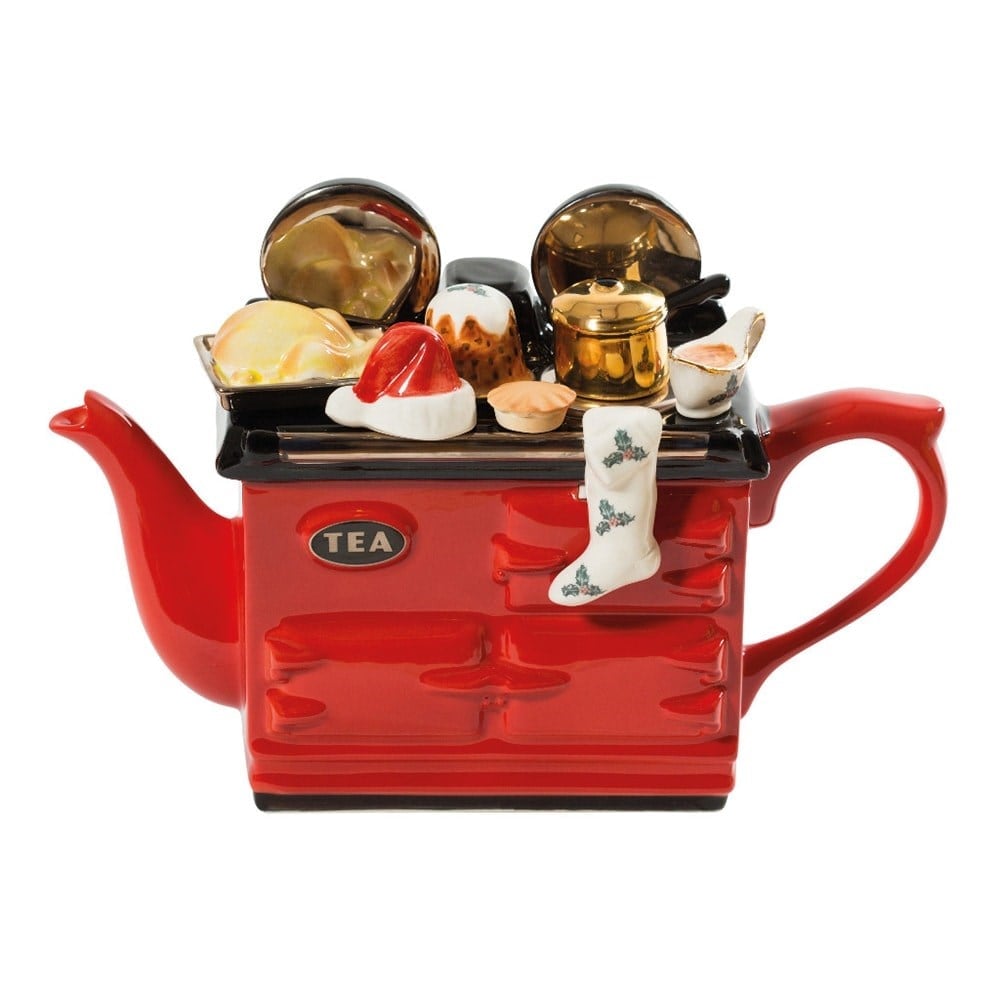 Ceramic Inspirations Tea Aga Christmas Style Büyük Seramik Teapot
