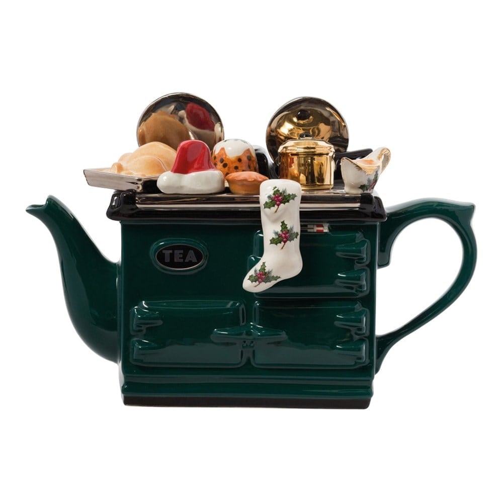 Ceramic Inspirations Tea Aga Christmas Style Büyük Seramik Teapot