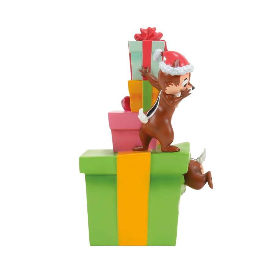 Chip & Dale Christmas Presents Lisanslı Figür Biblo Enesco Orijinal Lisanslı Koleksiyon Ürünü