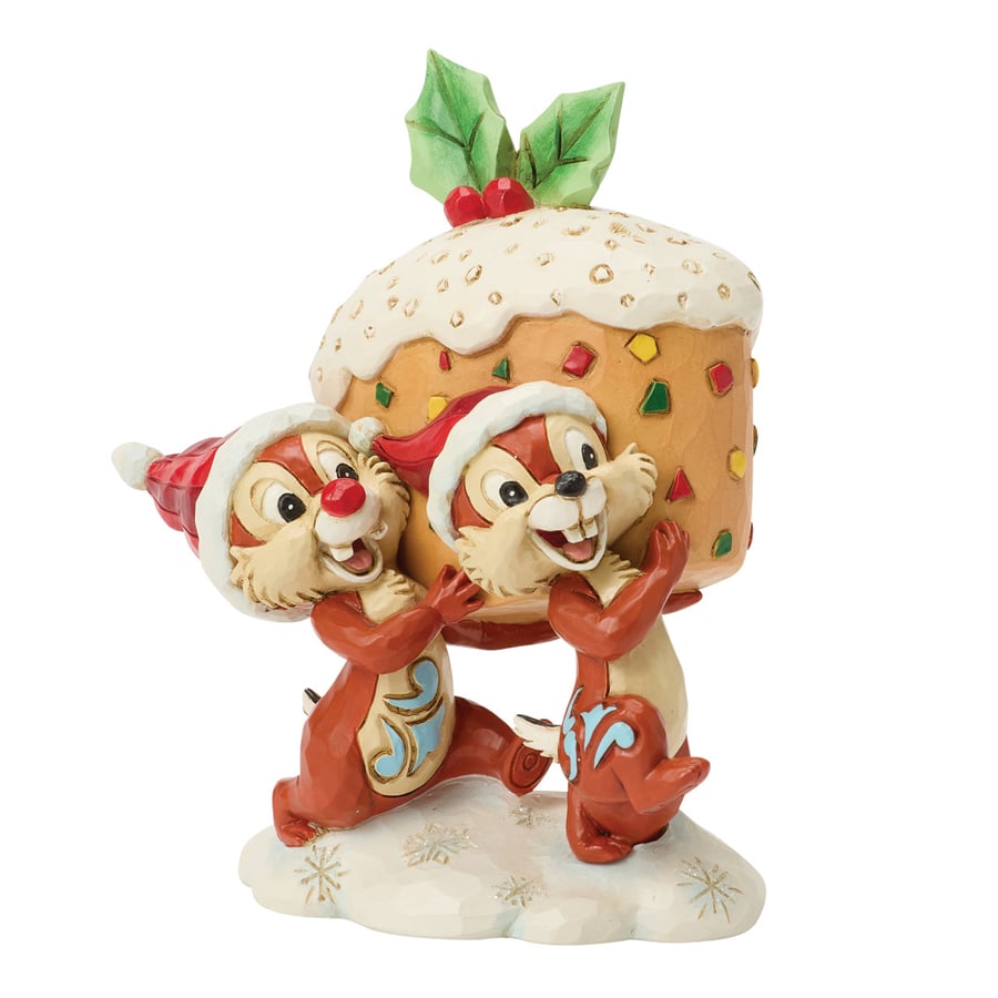 Chip & Dale Fruit Cake Lisanslı Figür Biblo Enesco Orijinal Lisanslı Koleksiyon Ürünü
