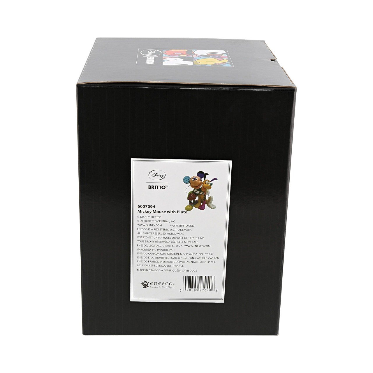 Disney Britto Plüto ve Mickey Mouse Figür Biblo