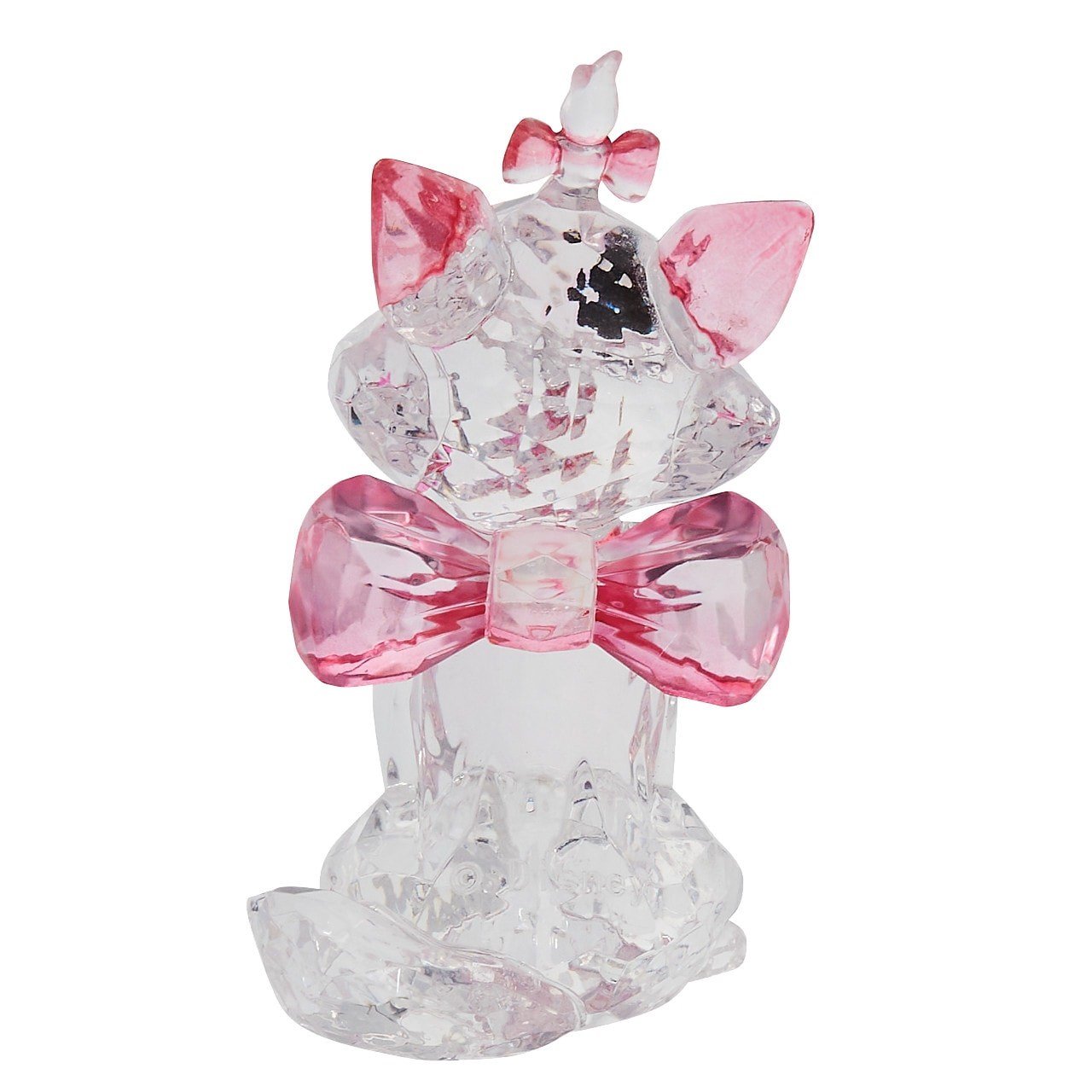Disney Marie Facets Şeffaf Reçine Figür Biblo