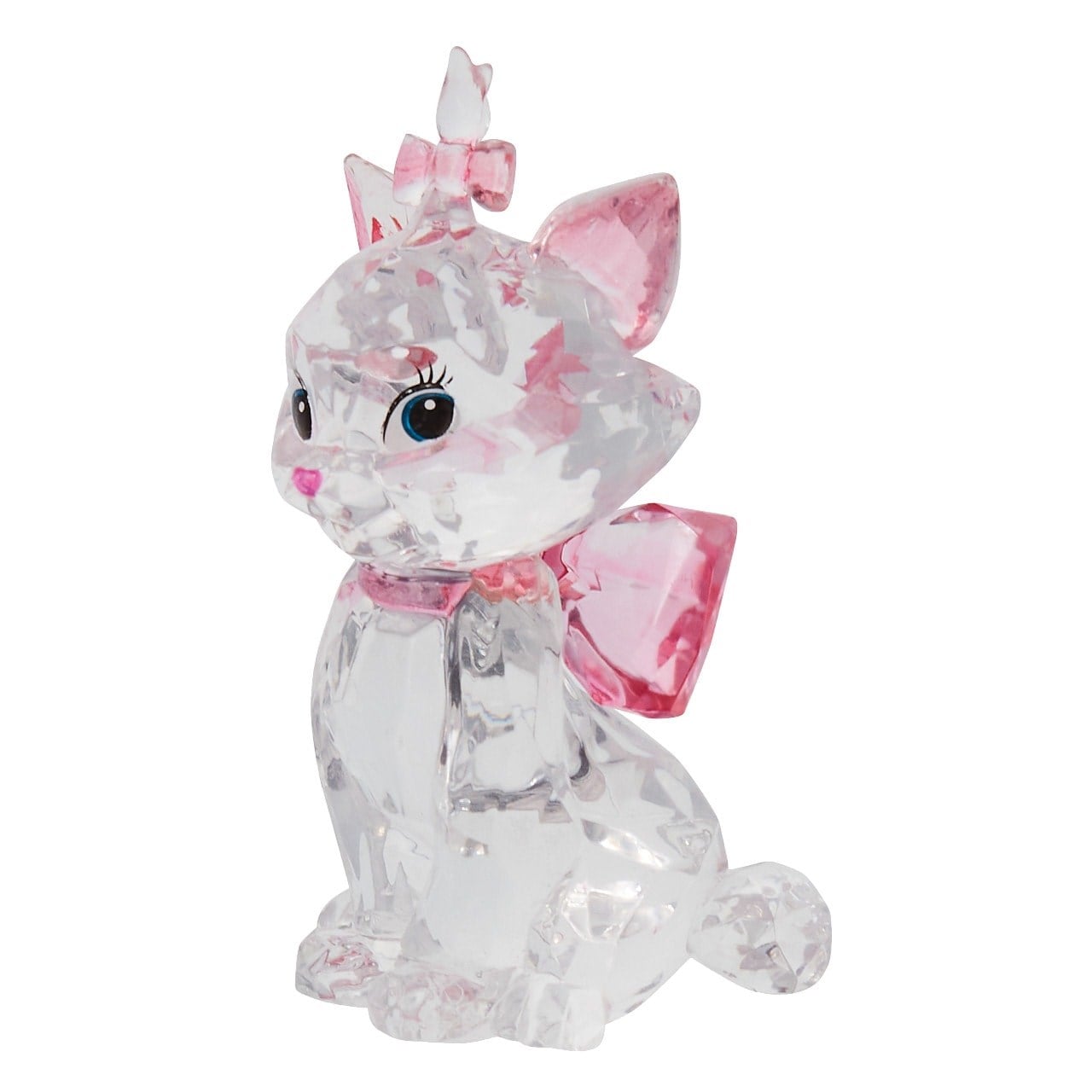 Disney Marie Facets Şeffaf Reçine Figür Biblo
